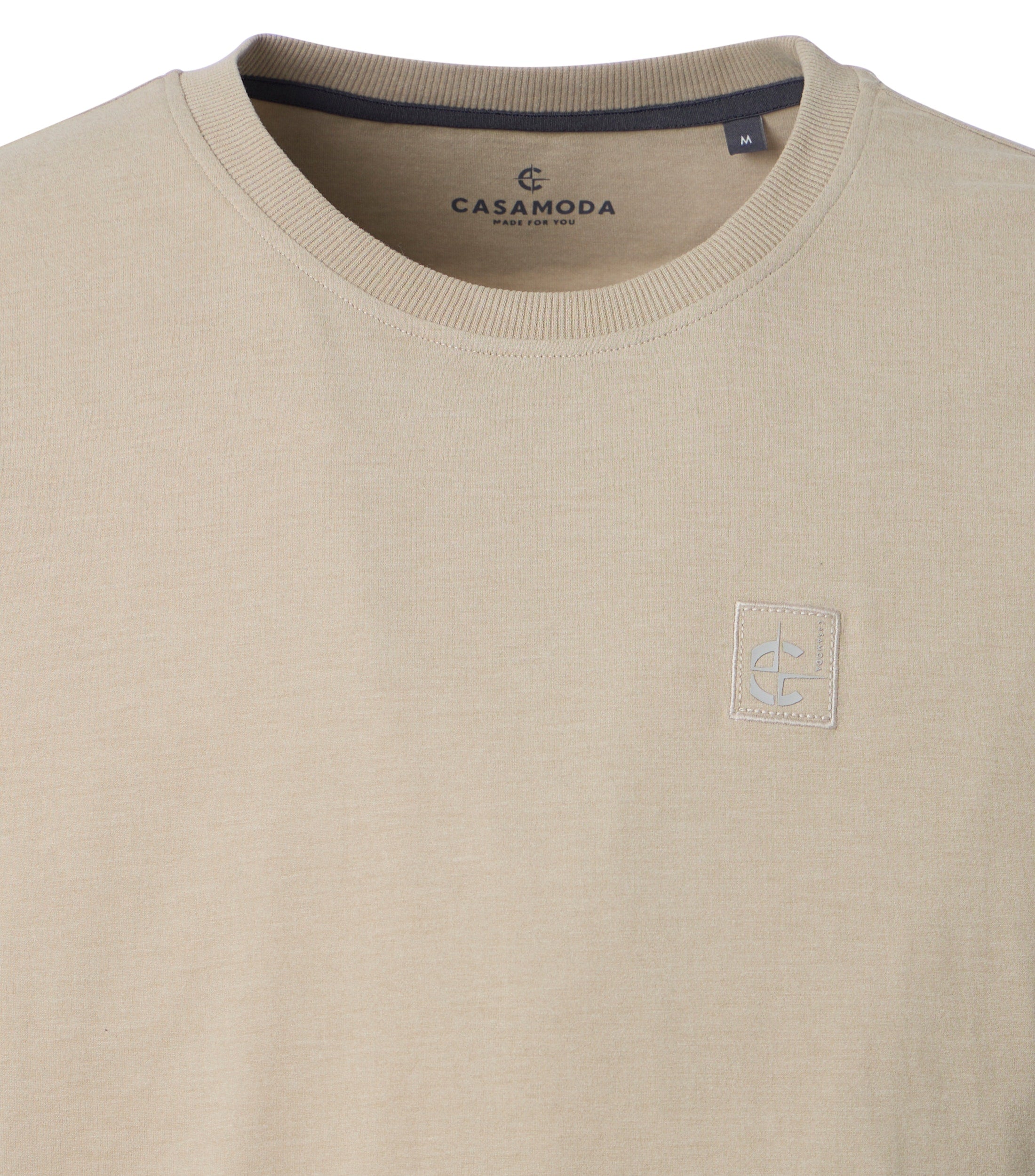 Casa Moda Herren T-Shirts kurz Beige