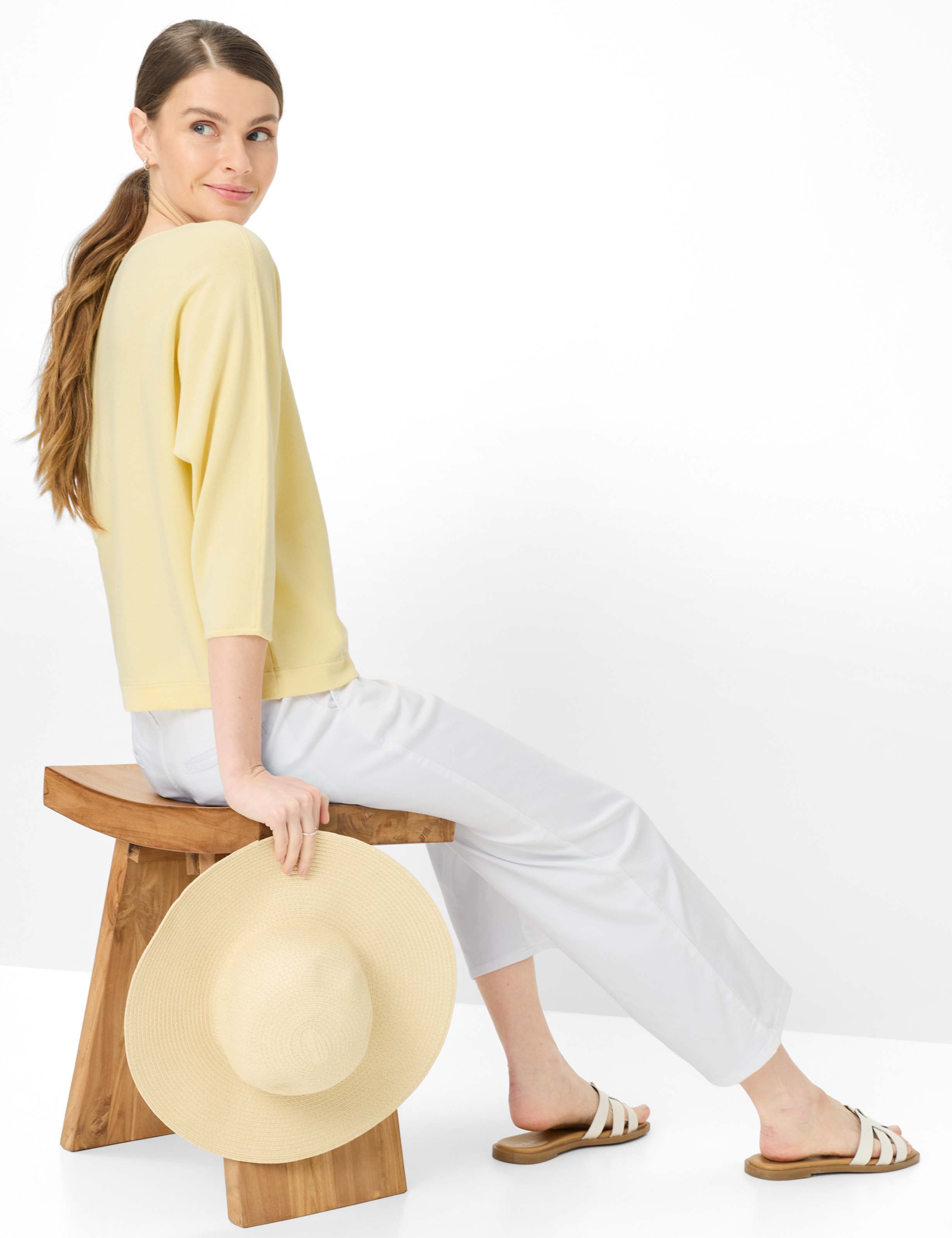 Brax Damen Jeans White