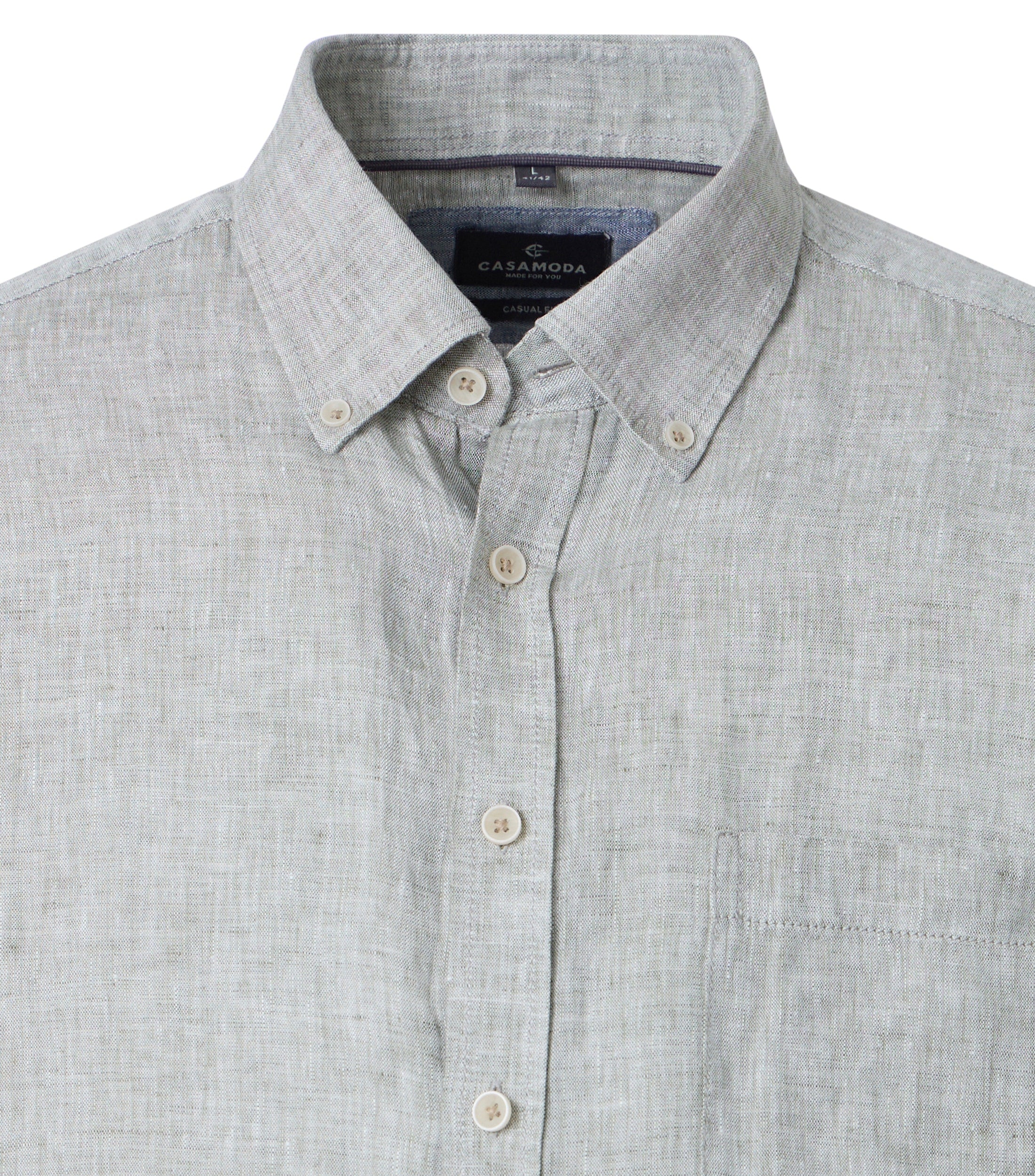Casa Moda Herren Hemden Gruen