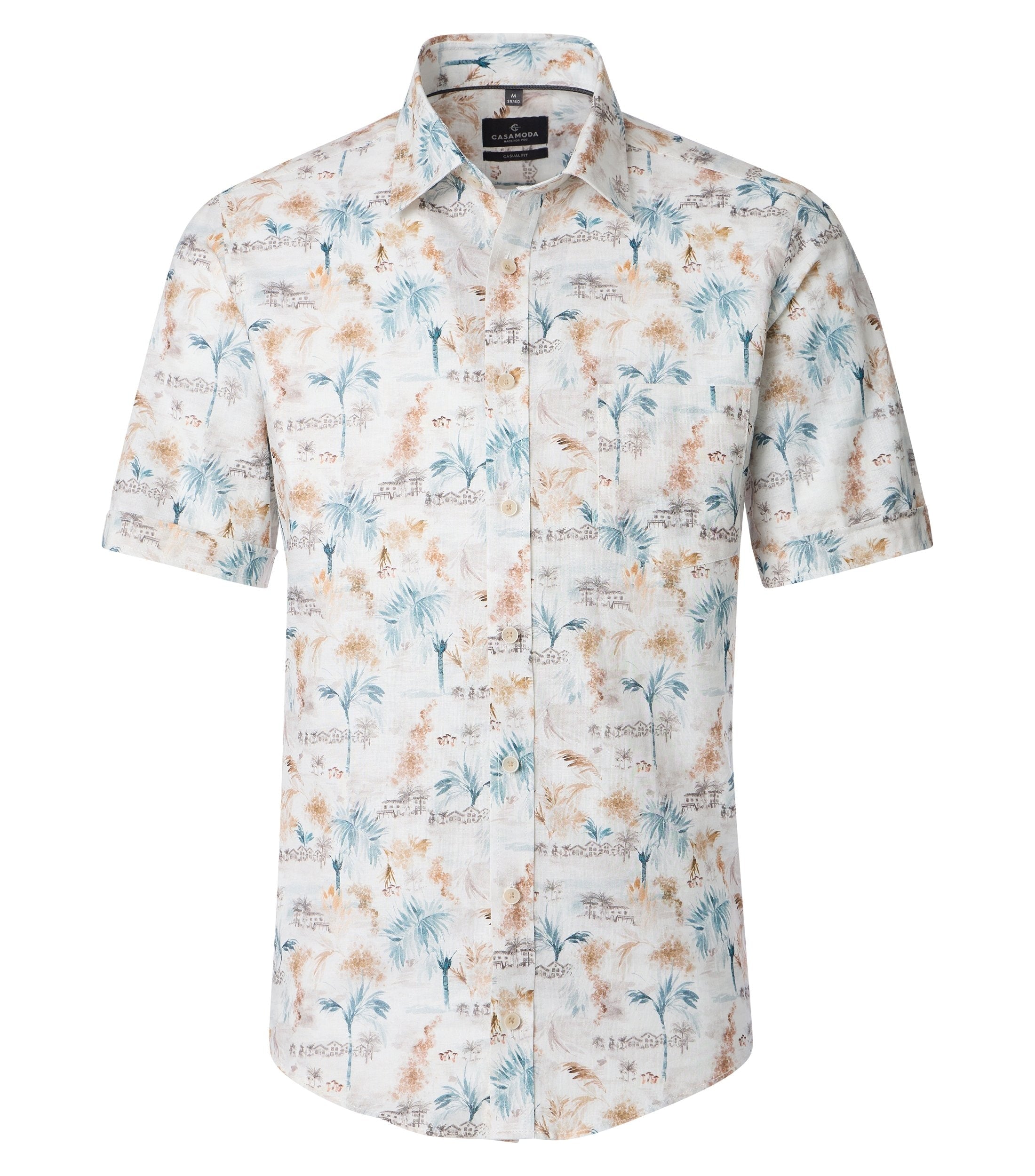 Casa Moda Herren Hemden kurz Beige