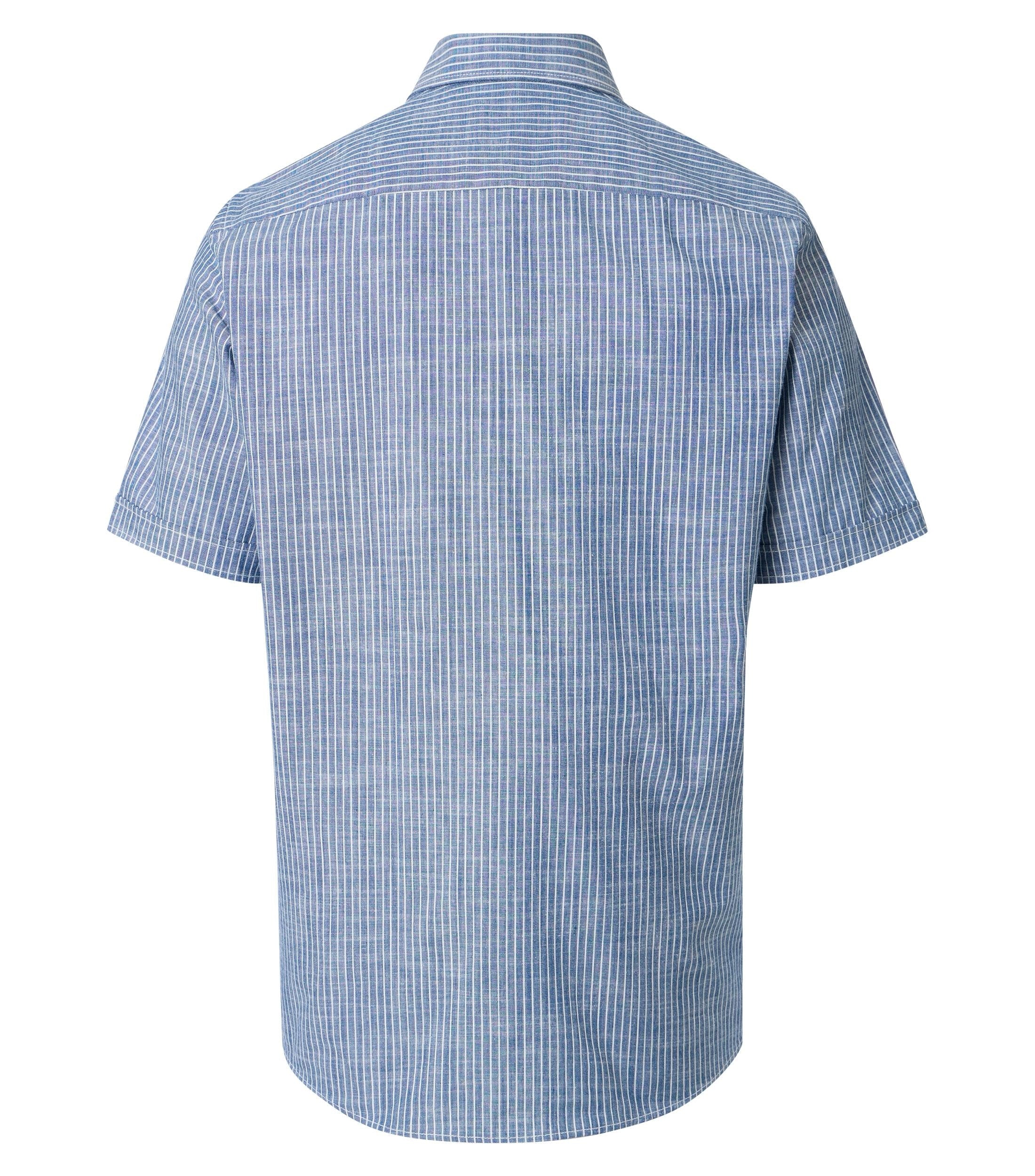 Casa Moda Herren Hemden kurz Blau