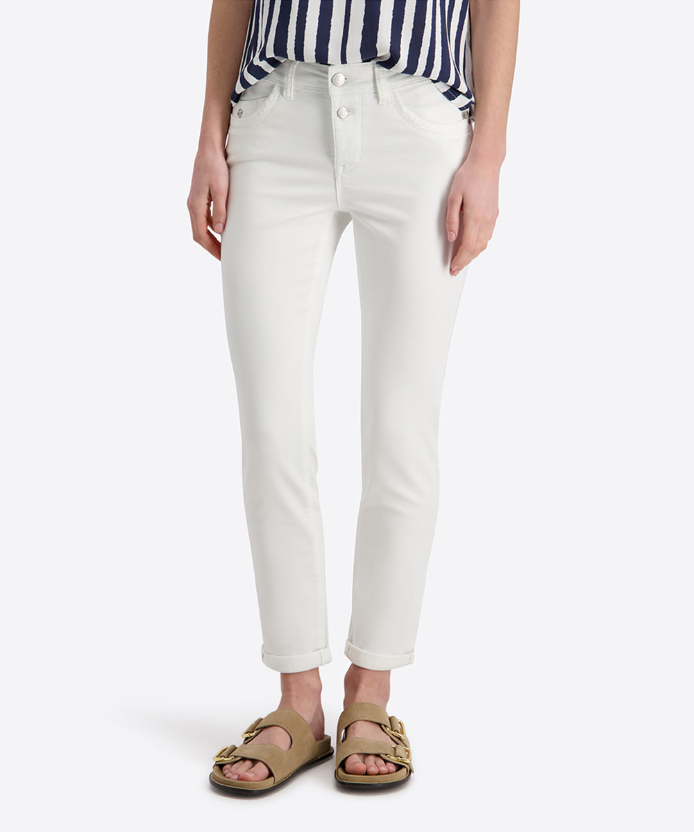 Timezone Damen Hosen Pure Whit