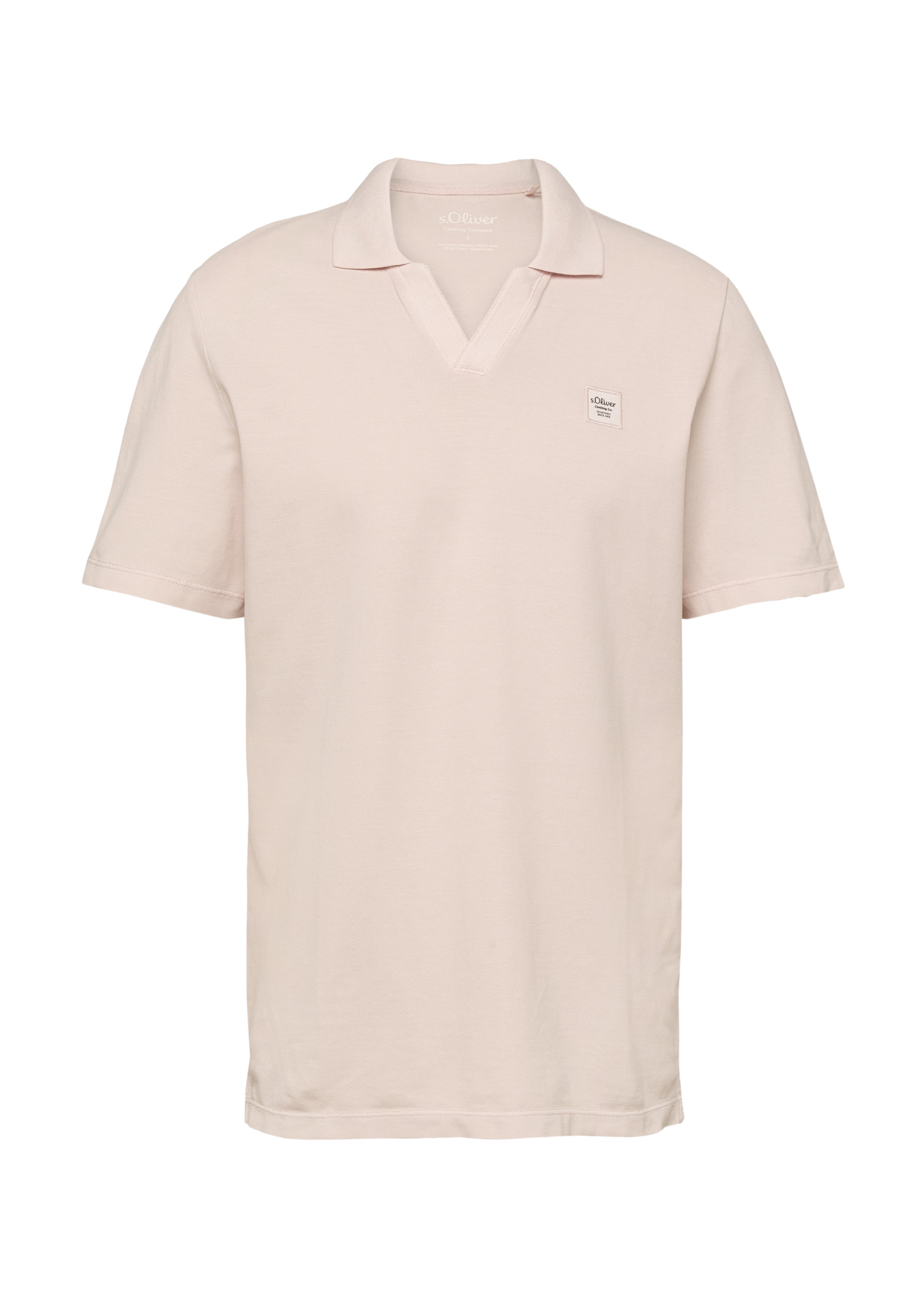 S. Oliver red Herren Polo-Shirts Lilac/Pink