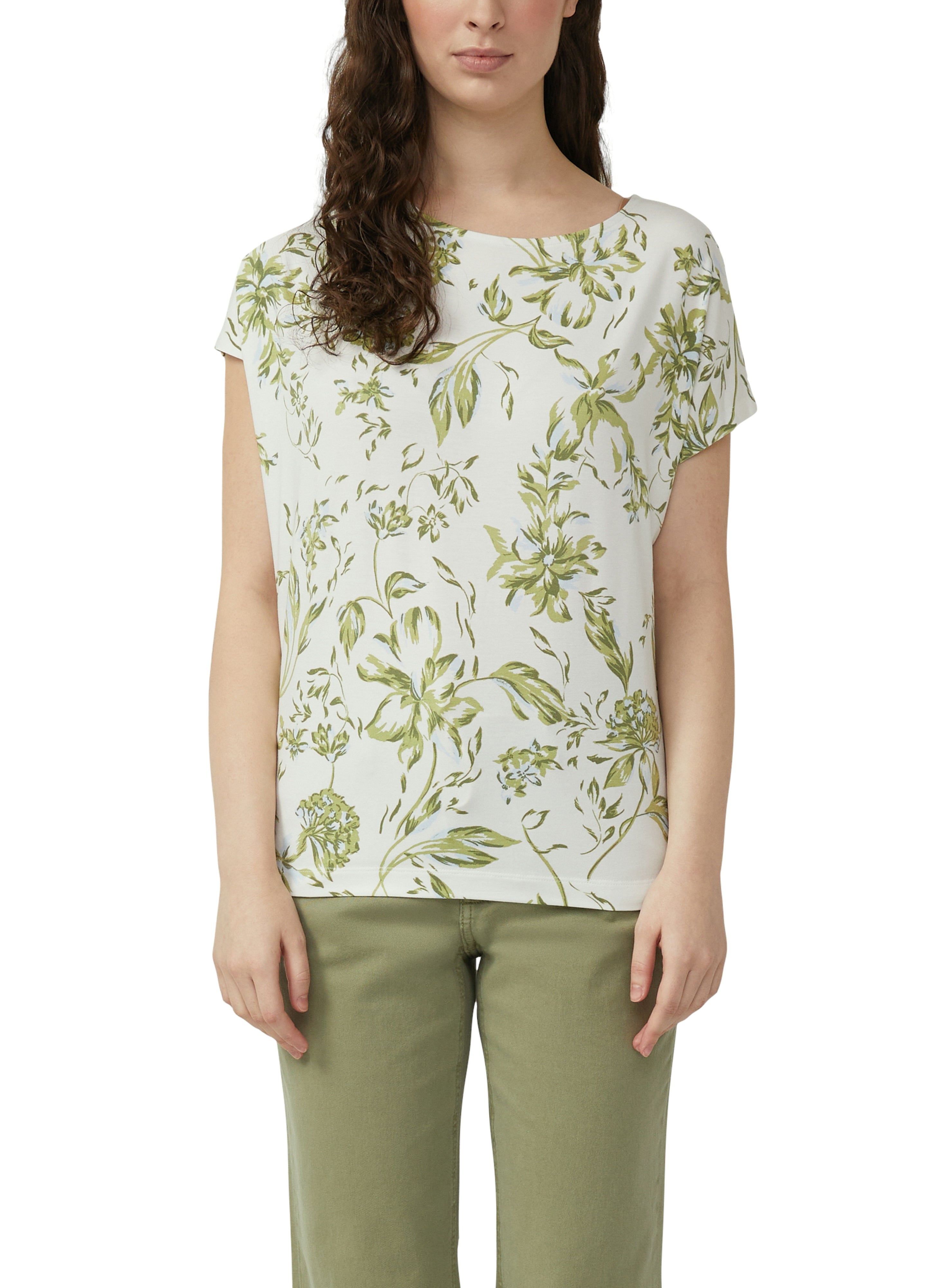 S. Oliver red Damen T-Shirts White