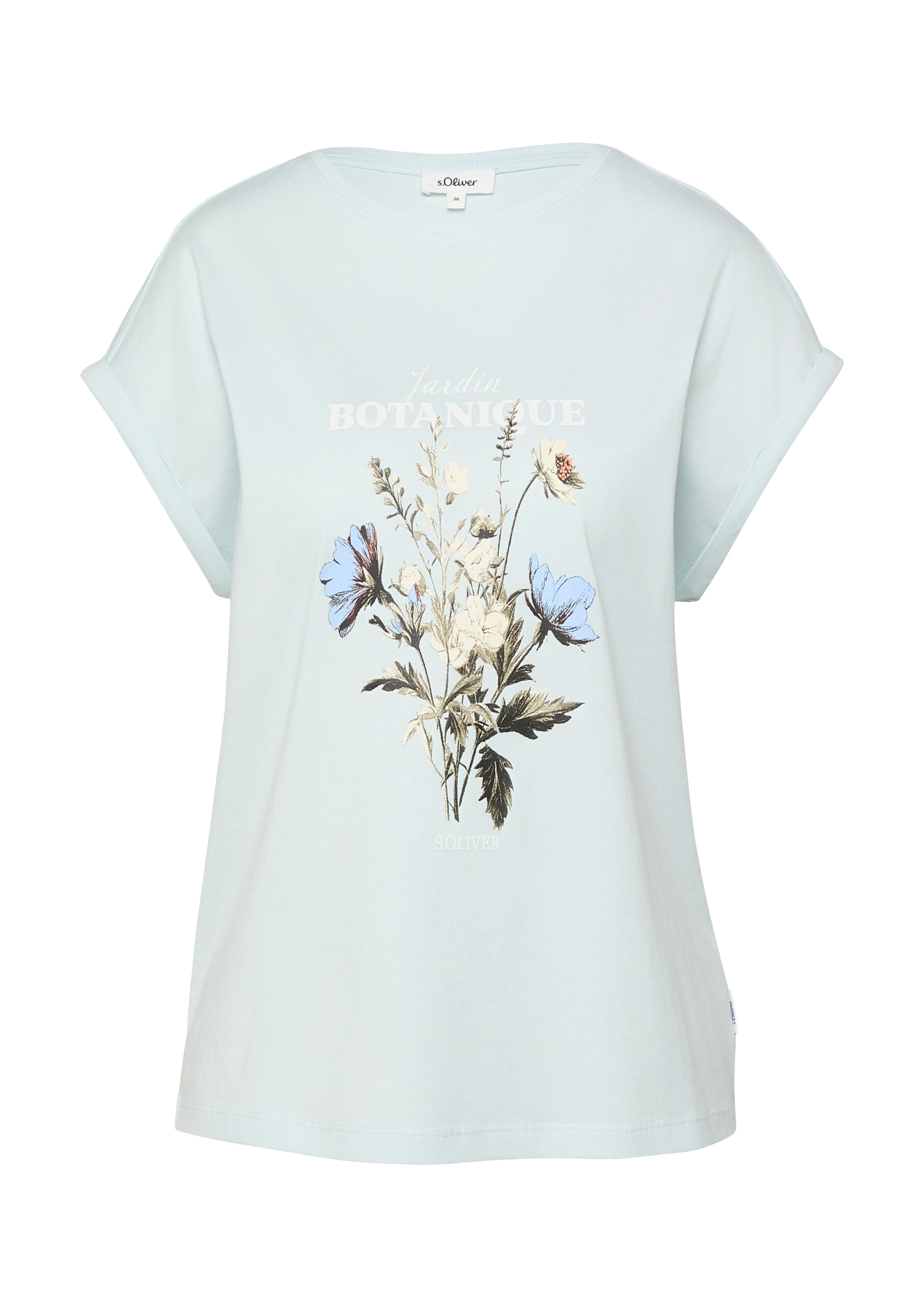 S. Oliver red Damen T-Shirts Blue