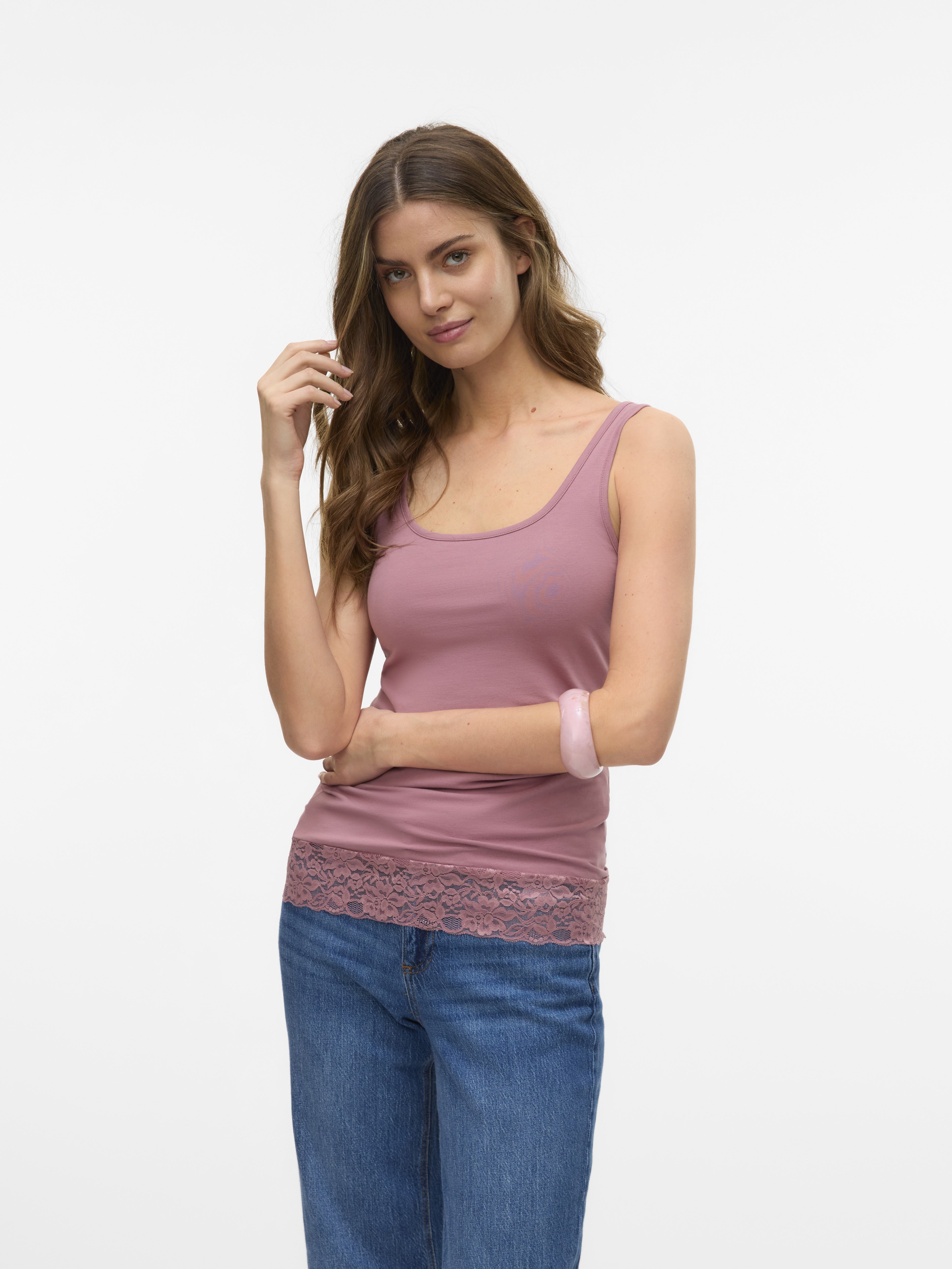 Vero Moda Damen Tops Nostalgia Rose