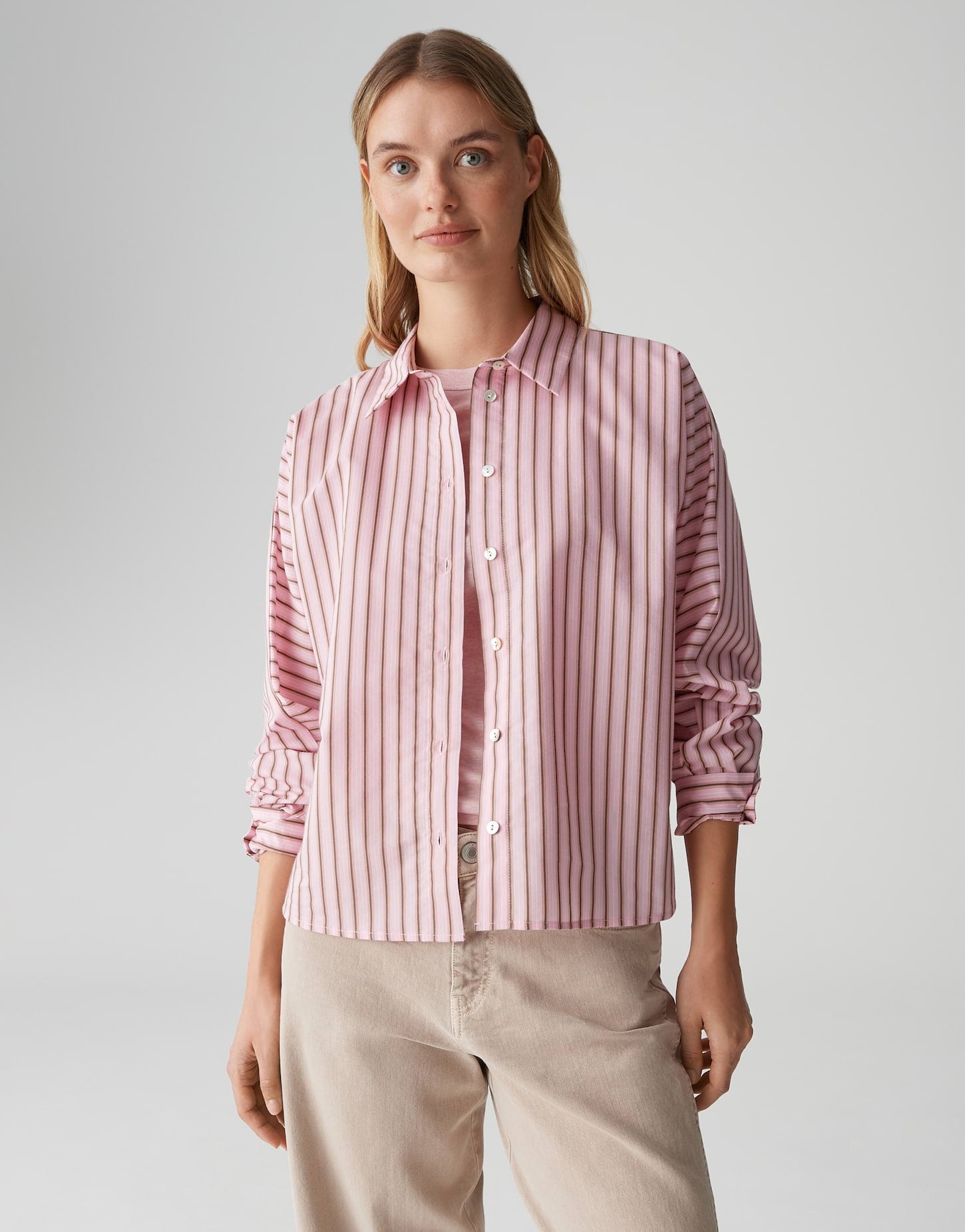 Opus Damen Blusen Coral Blush