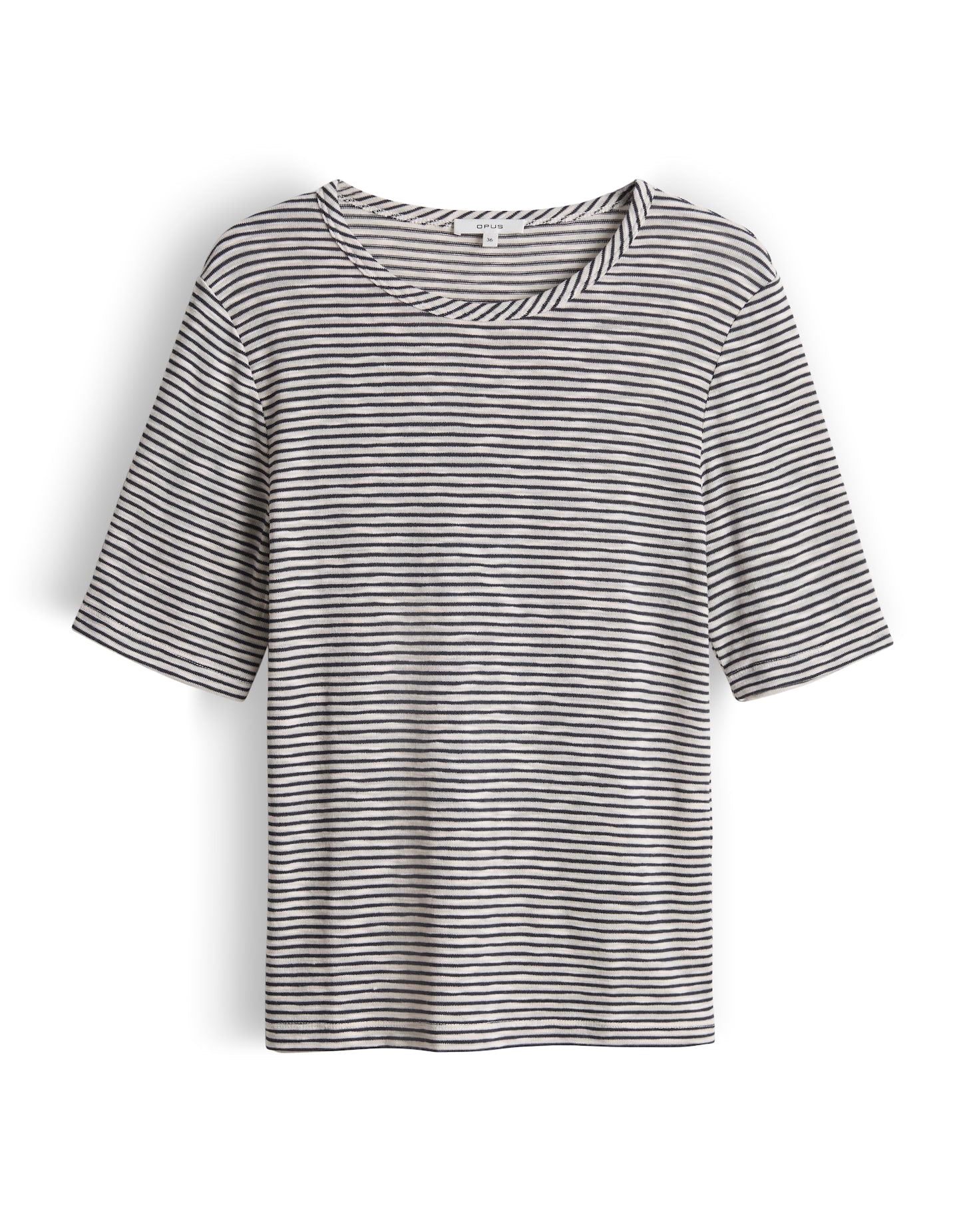 Opus Damen T-Shirts Coal Blue