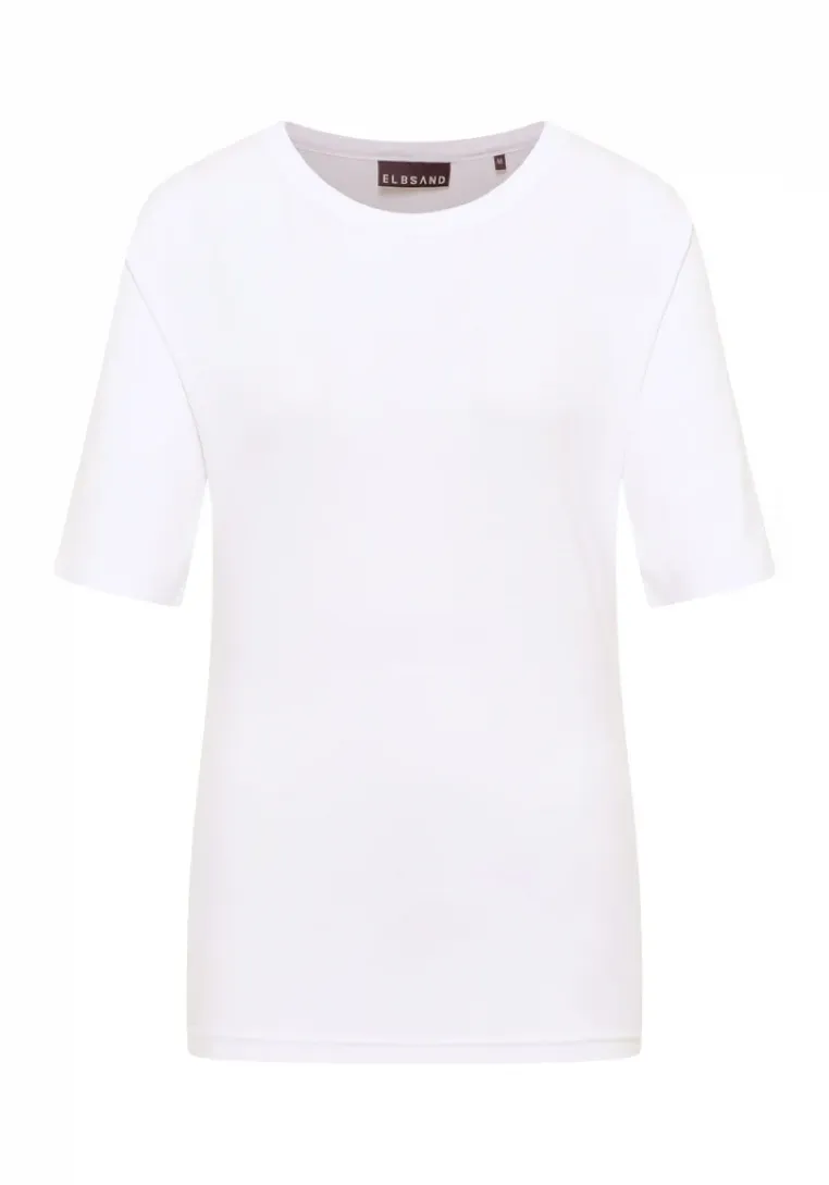 Elbsand Damen T-Shirts Bright Whi