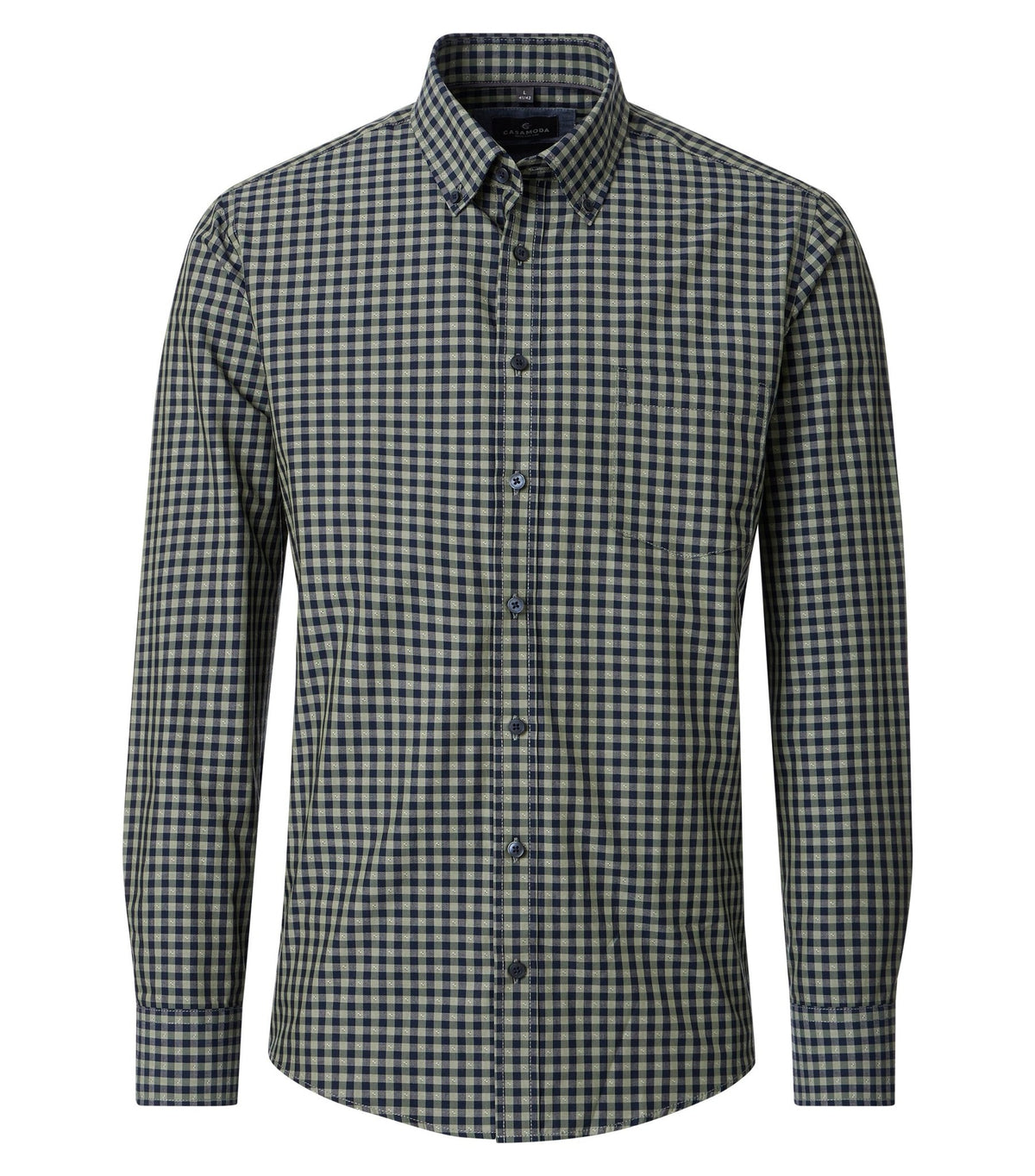 Casa Moda Herren Hemden Gruen