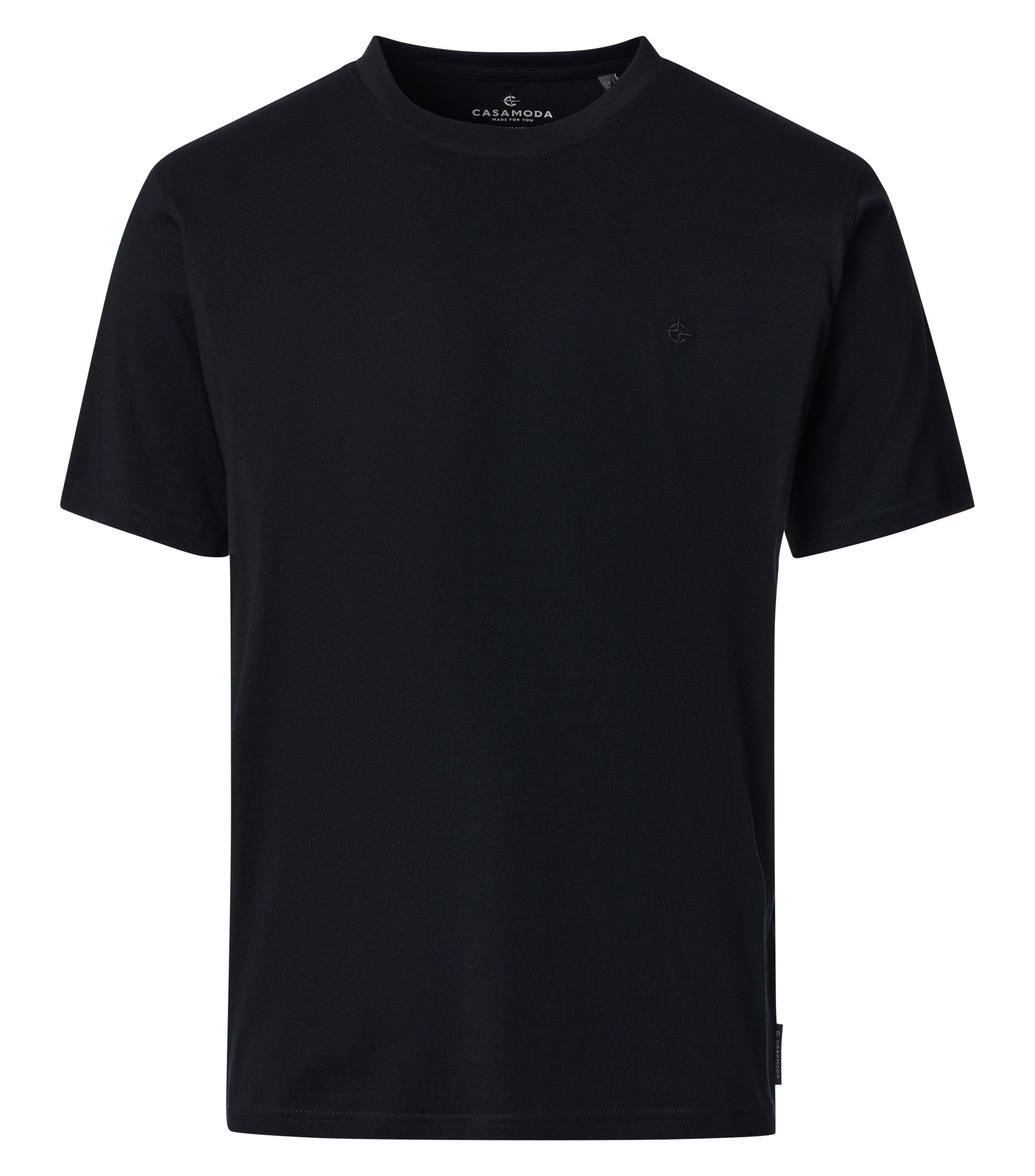 Casa Moda Herren T-Shirts kurz Schwarz