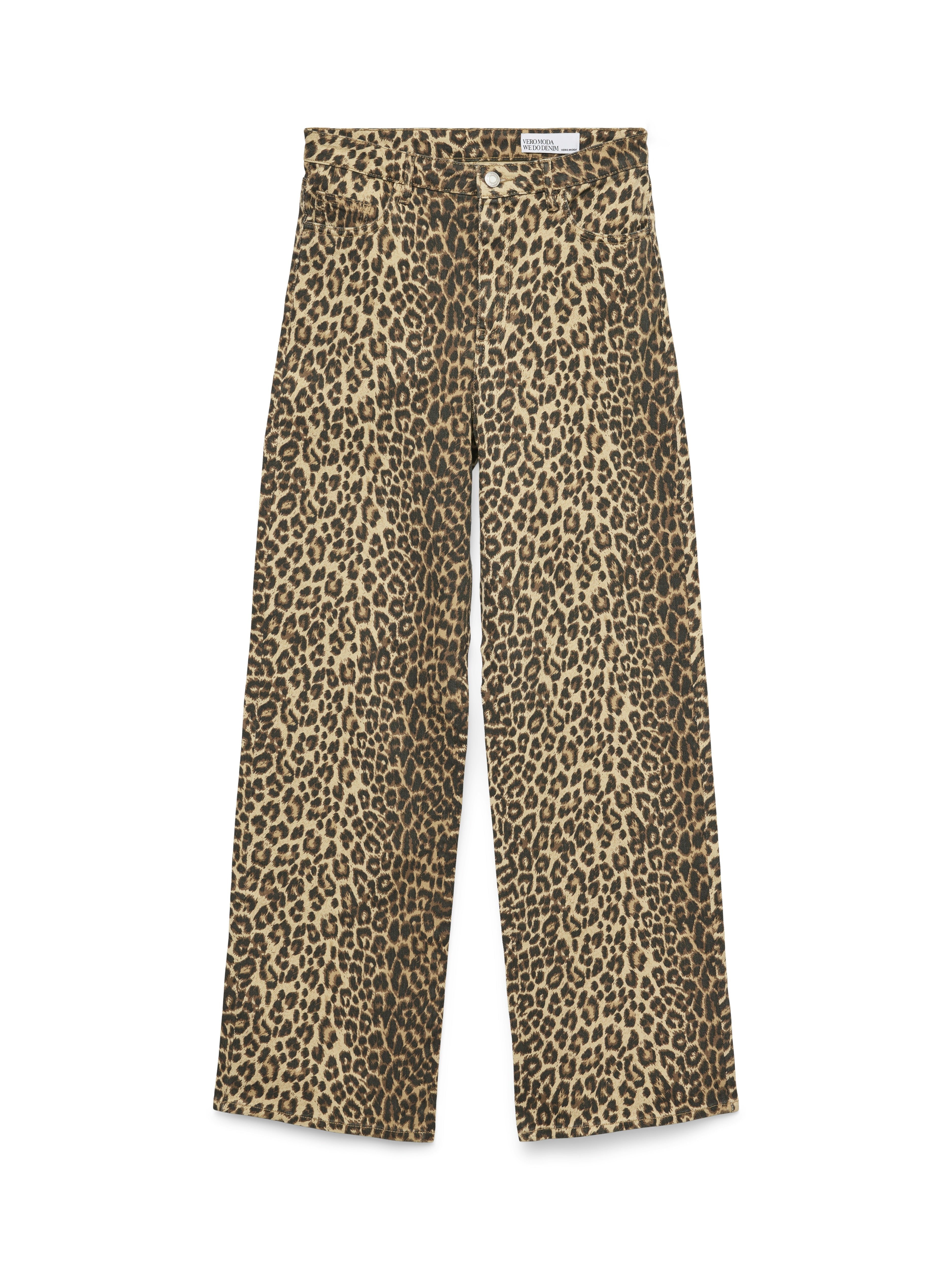 Vero Moda Damen Jeans Silver Mink/Leo
