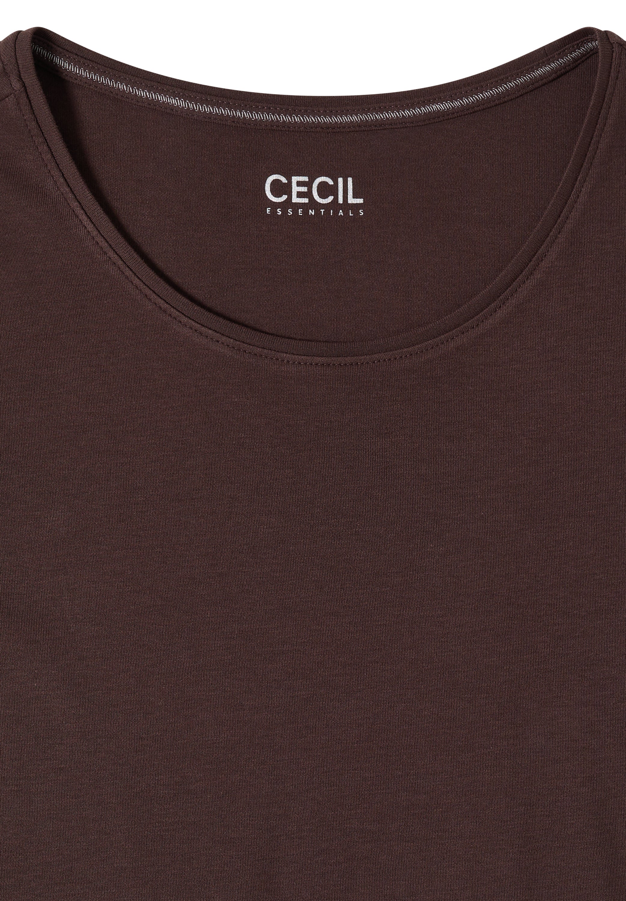 Cecil Damen T-Shirts Brown Cac