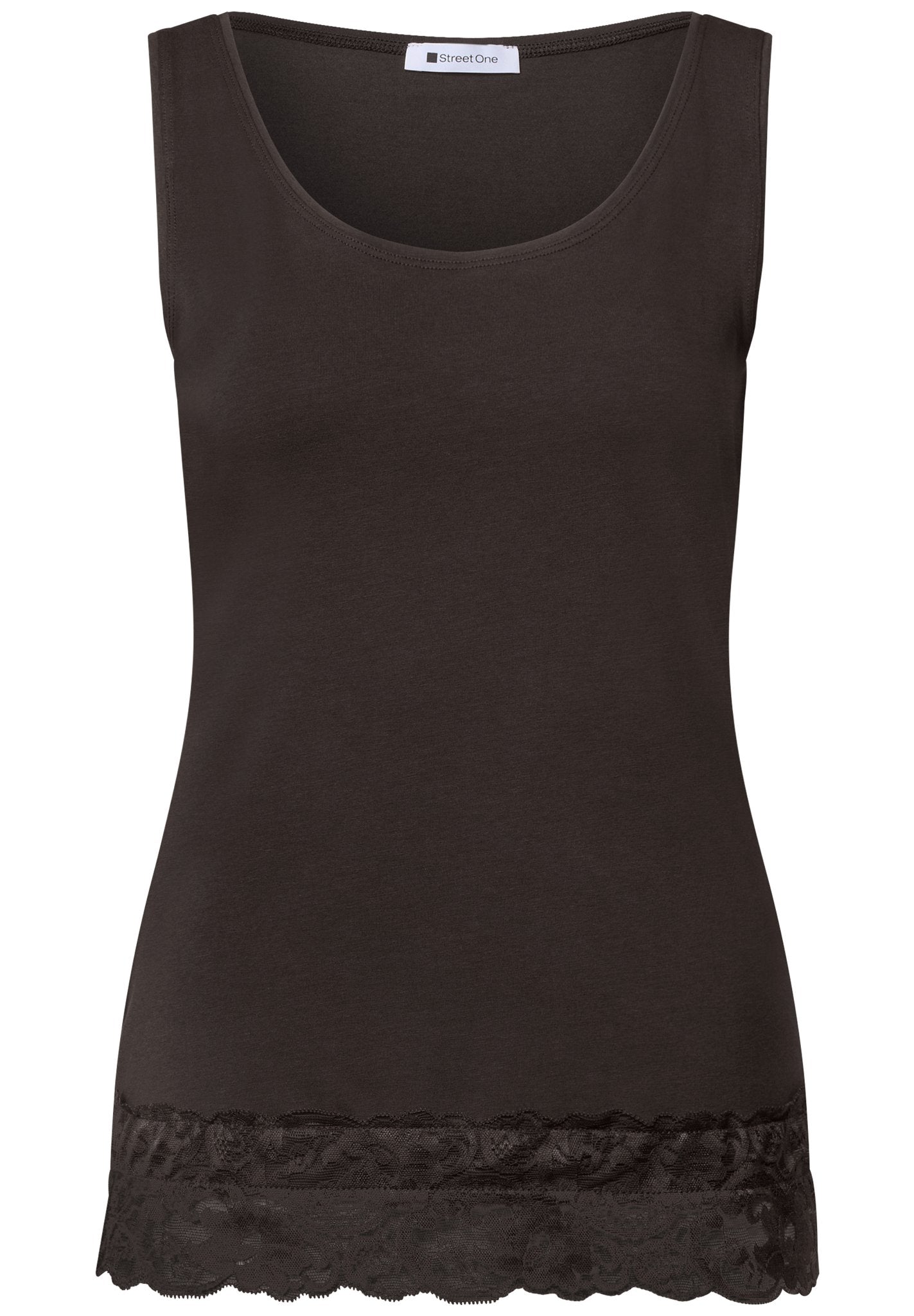 Street One Damen T-Shirts Black Cof