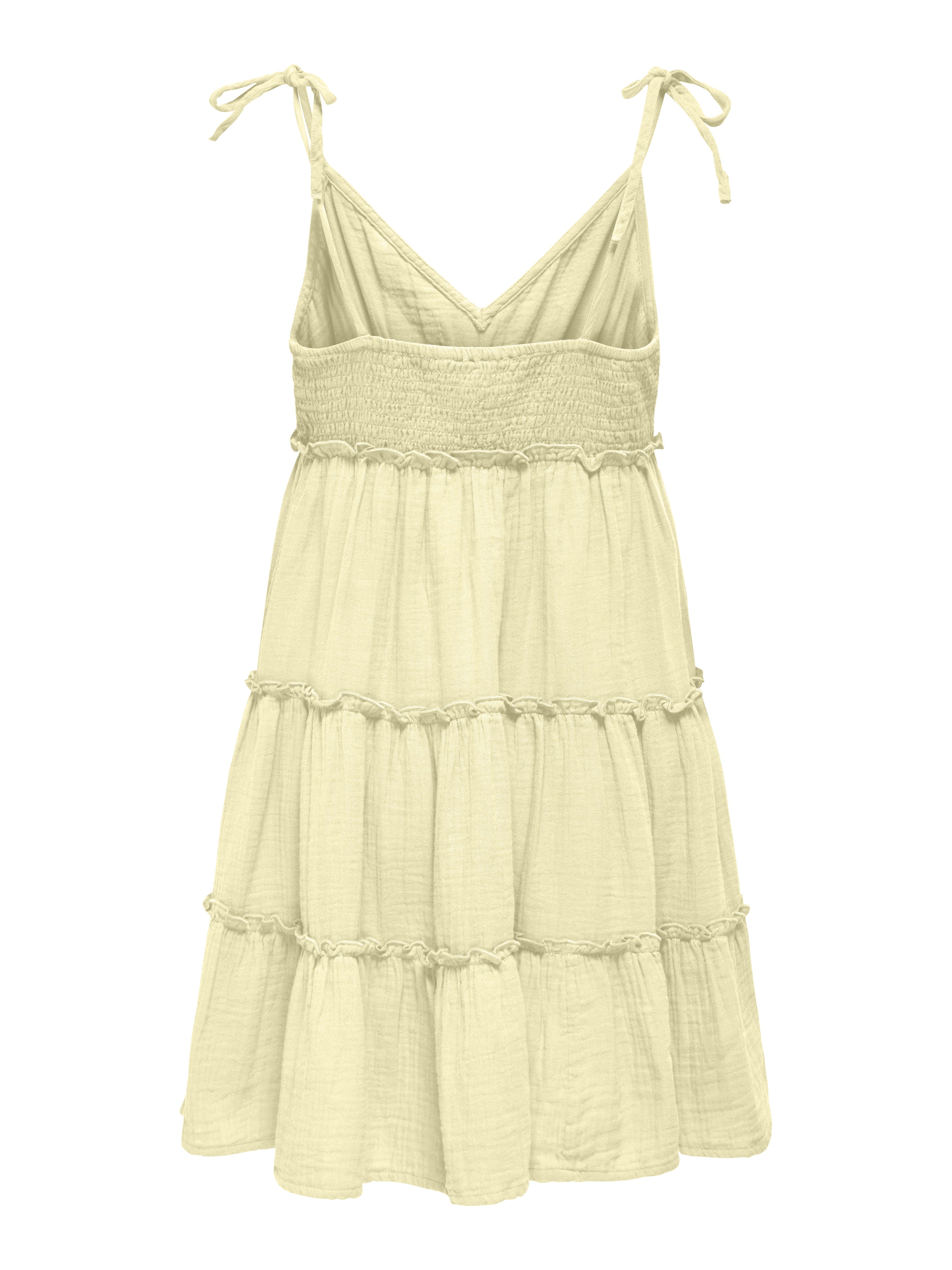 Only Damen Kleider Transparent Yel