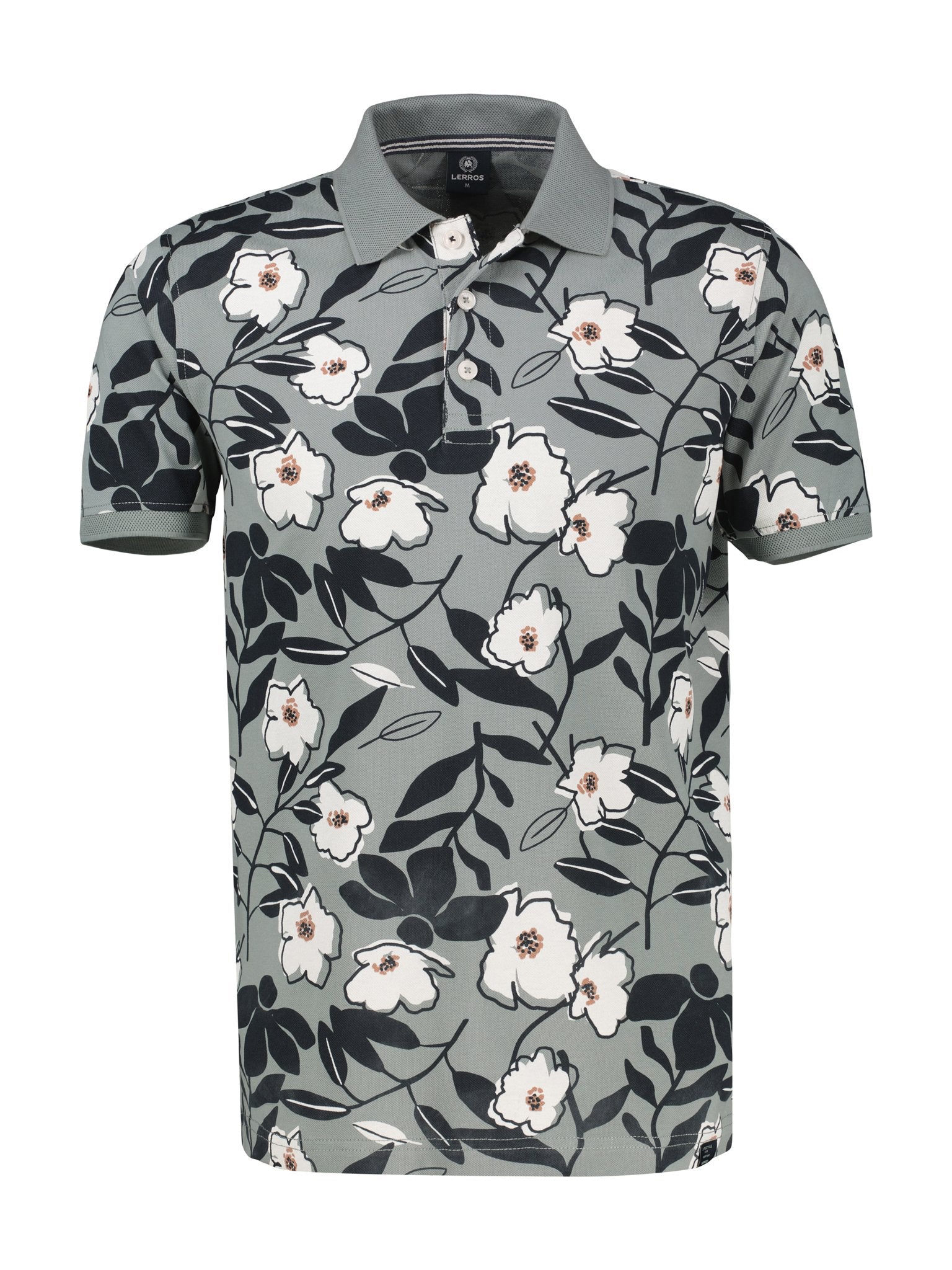 Lerros Herren Polo-Shirts Storm Grey