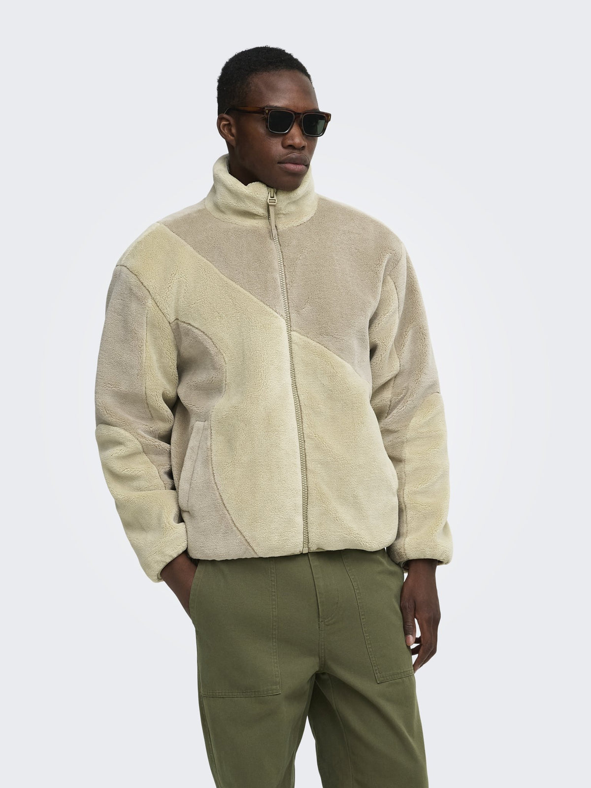 Only & Sons Herren Jacken Chinchilla/Pale