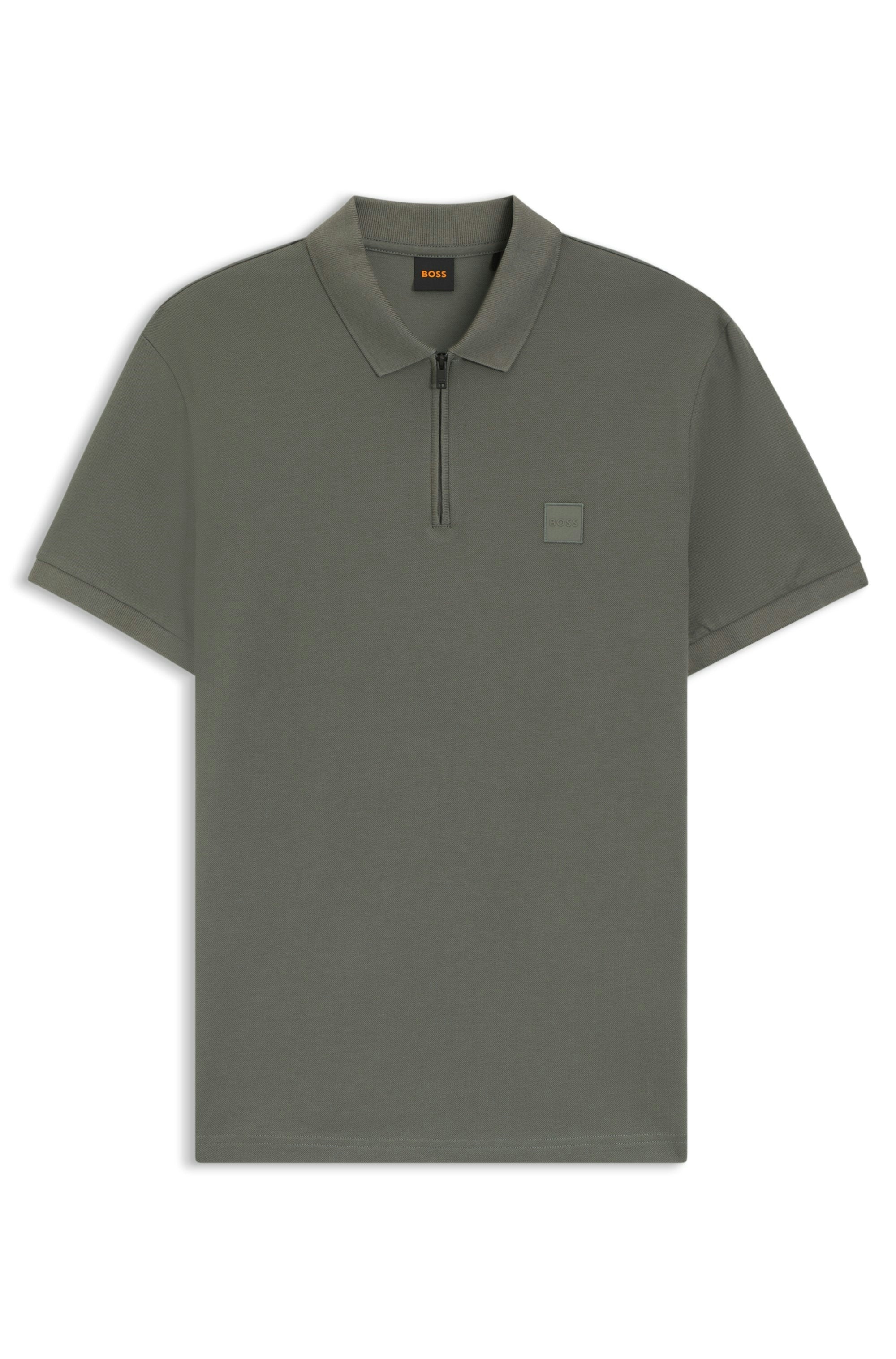 Boss Orange Herren Polo-Shirts Open Grey