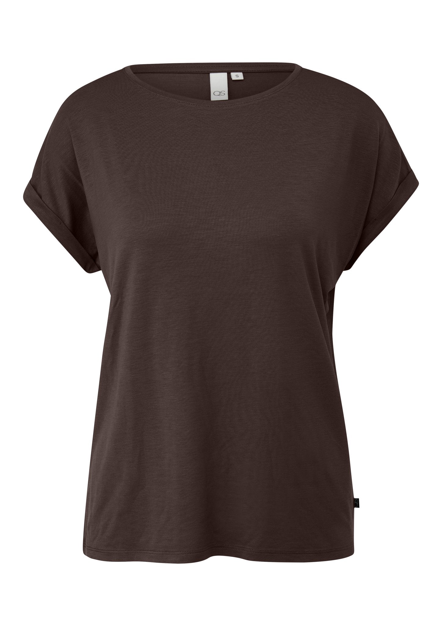 QS by S.Oliver Damen T-Shirts Brown