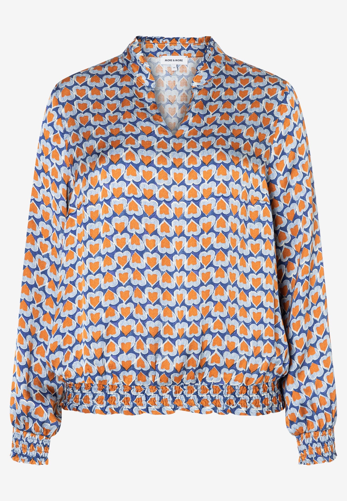 More & More Damen Blusen Heart Prin