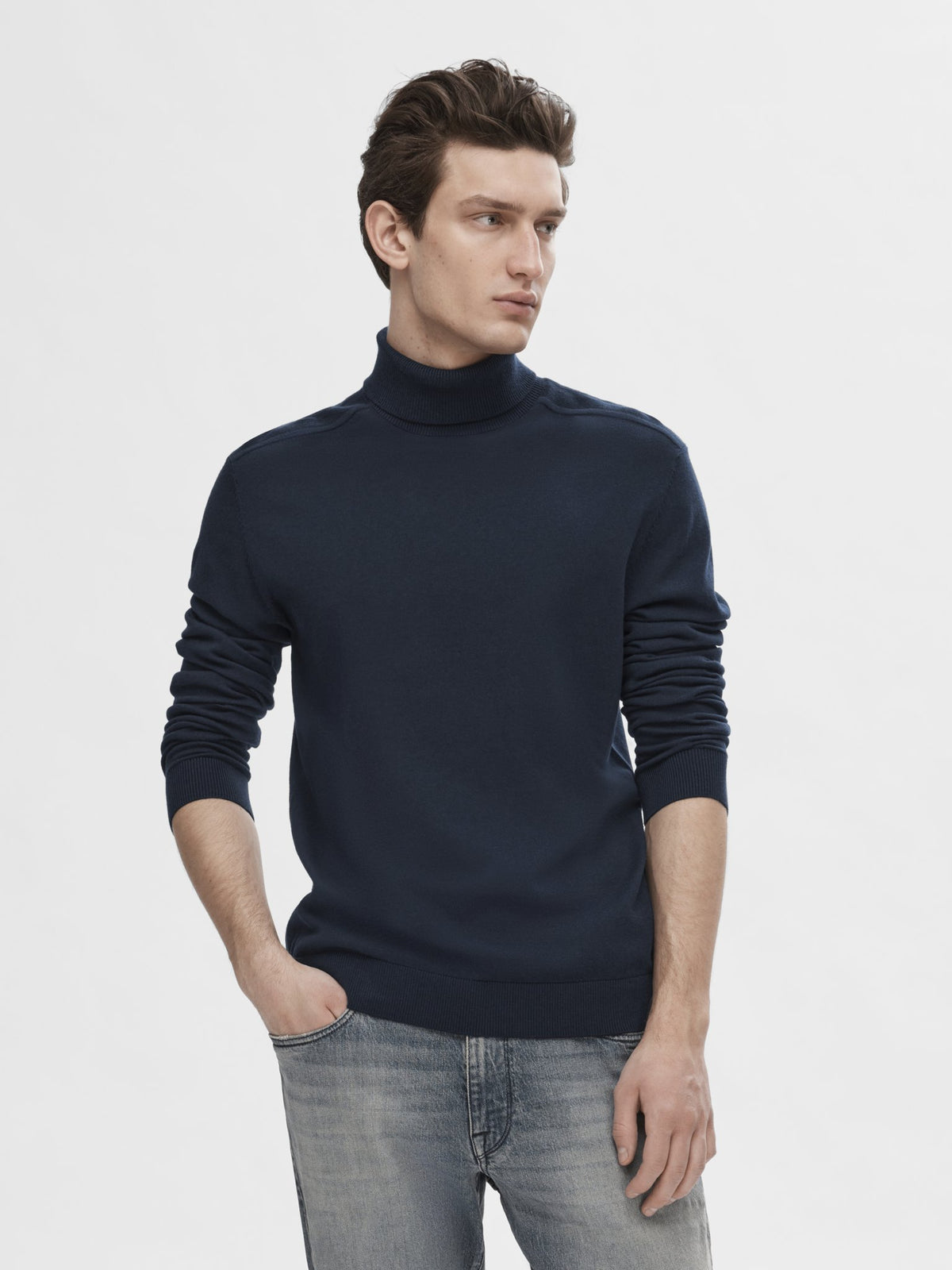 Selected homme Herren Pullover Navy