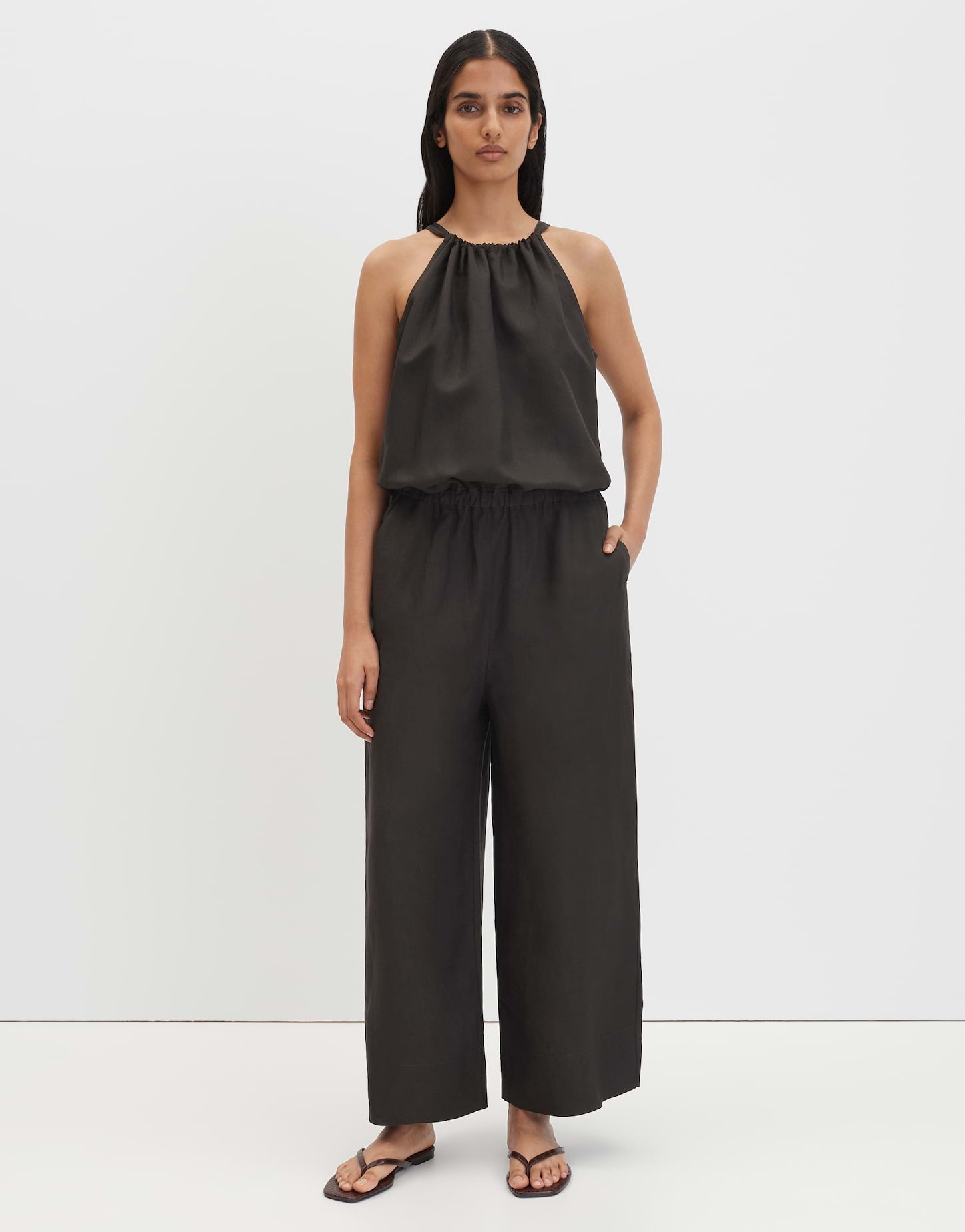 Someday Damen Jumpsuits Dark Truffle