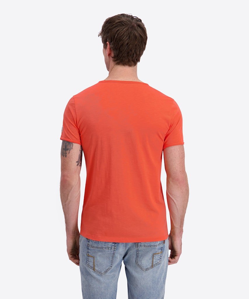 Timezone Herren T-Shirts kurz Hot Coral