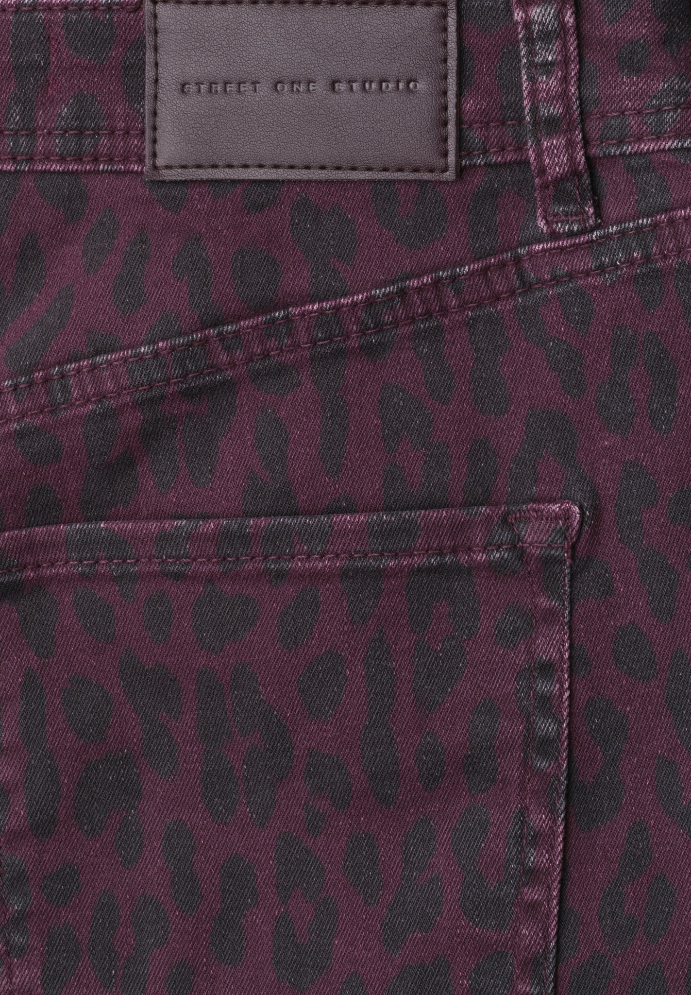 Street One Studio Damen Hosen Burgundi