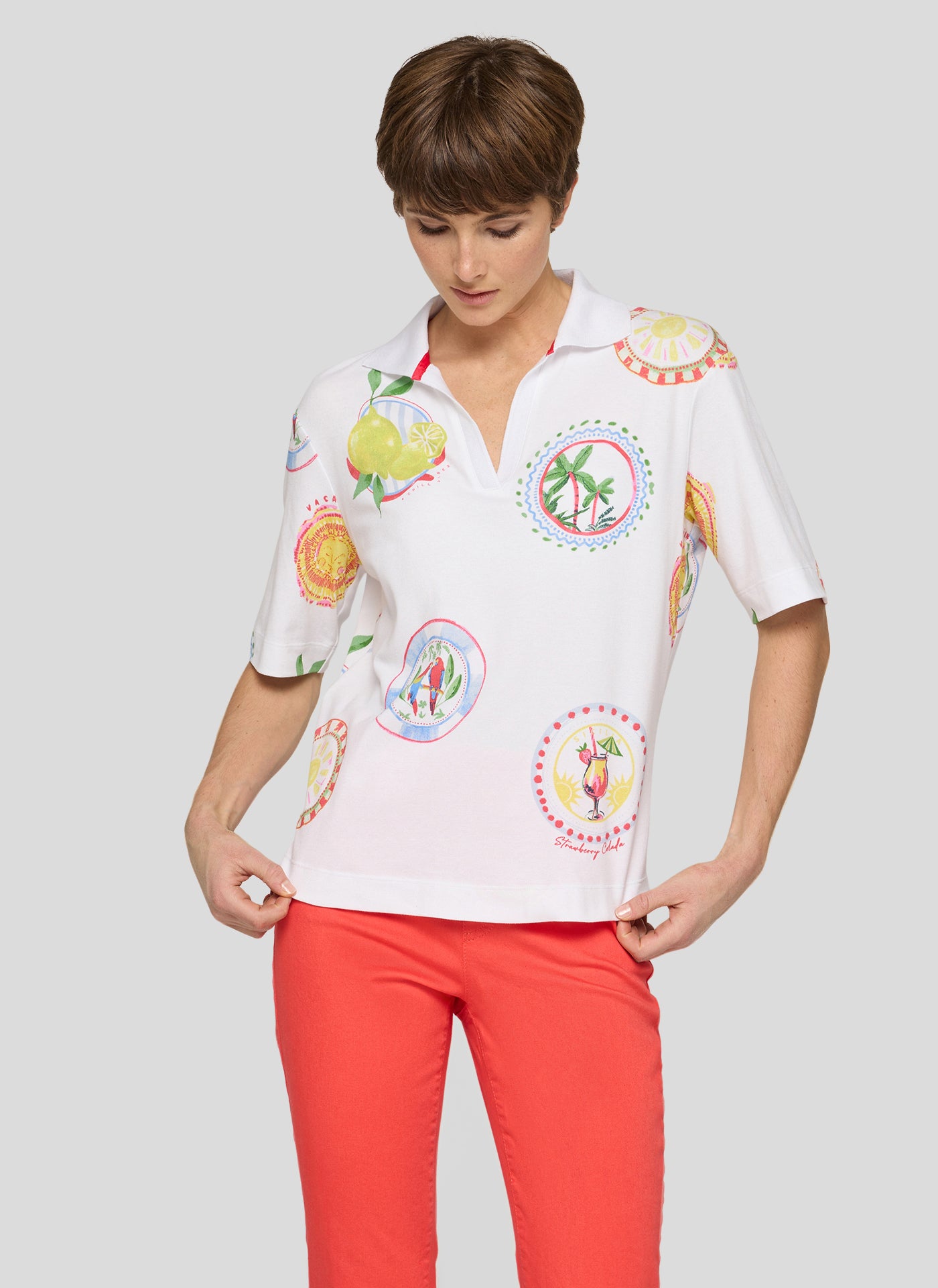 Rabe Damen T-Shirts Weiss