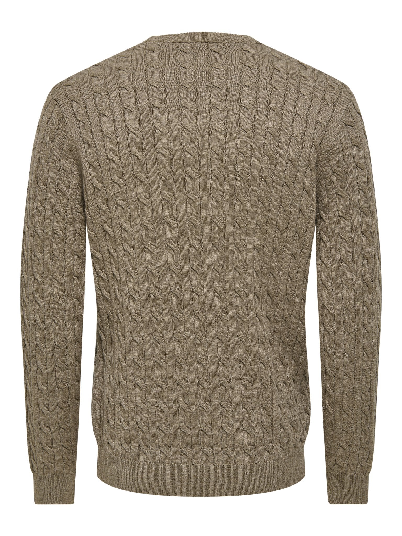 Only & Sons Herren Pullover Desert Taupe/Me