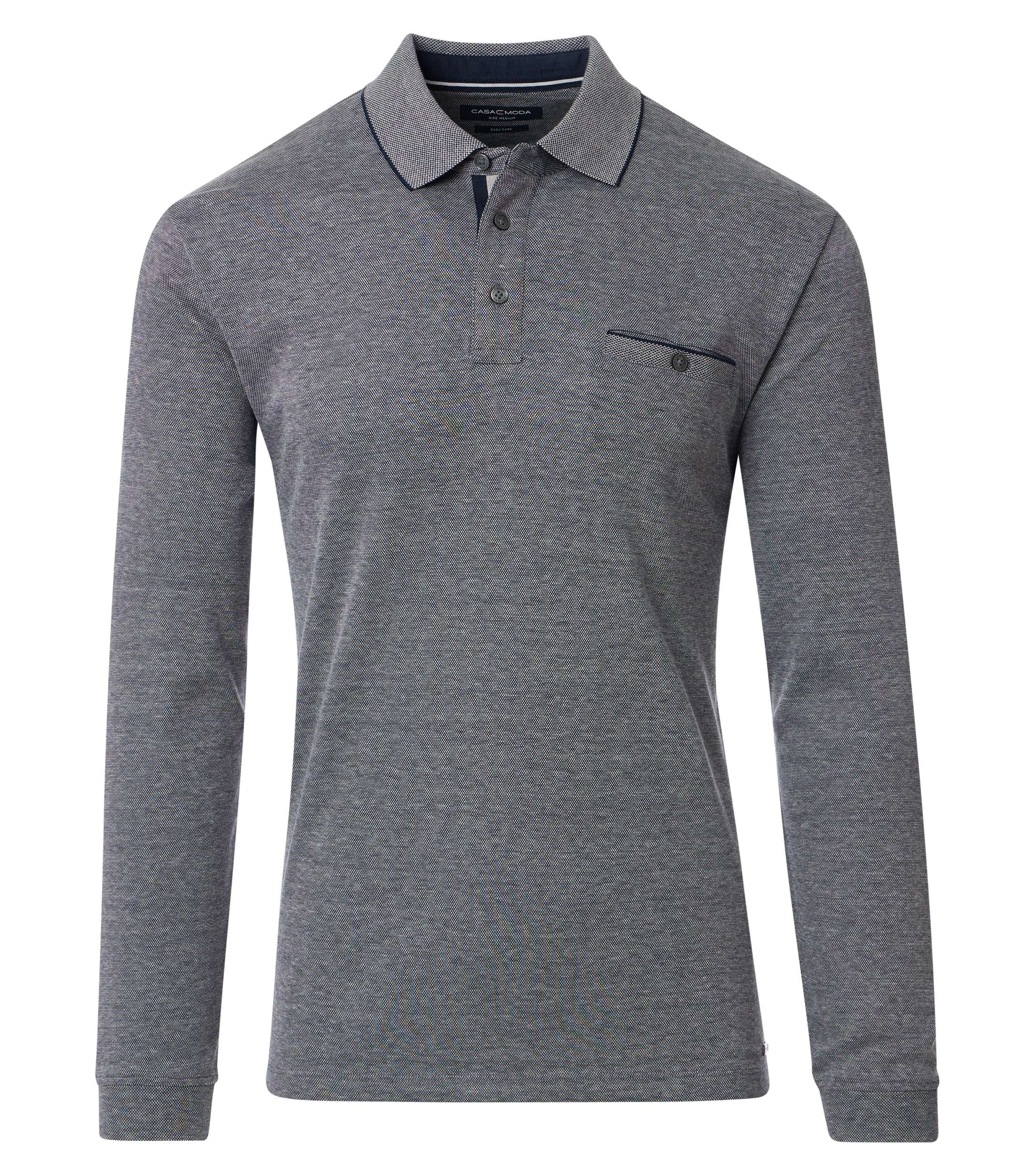 Casa Moda Herren T-Shirts kurz Blau