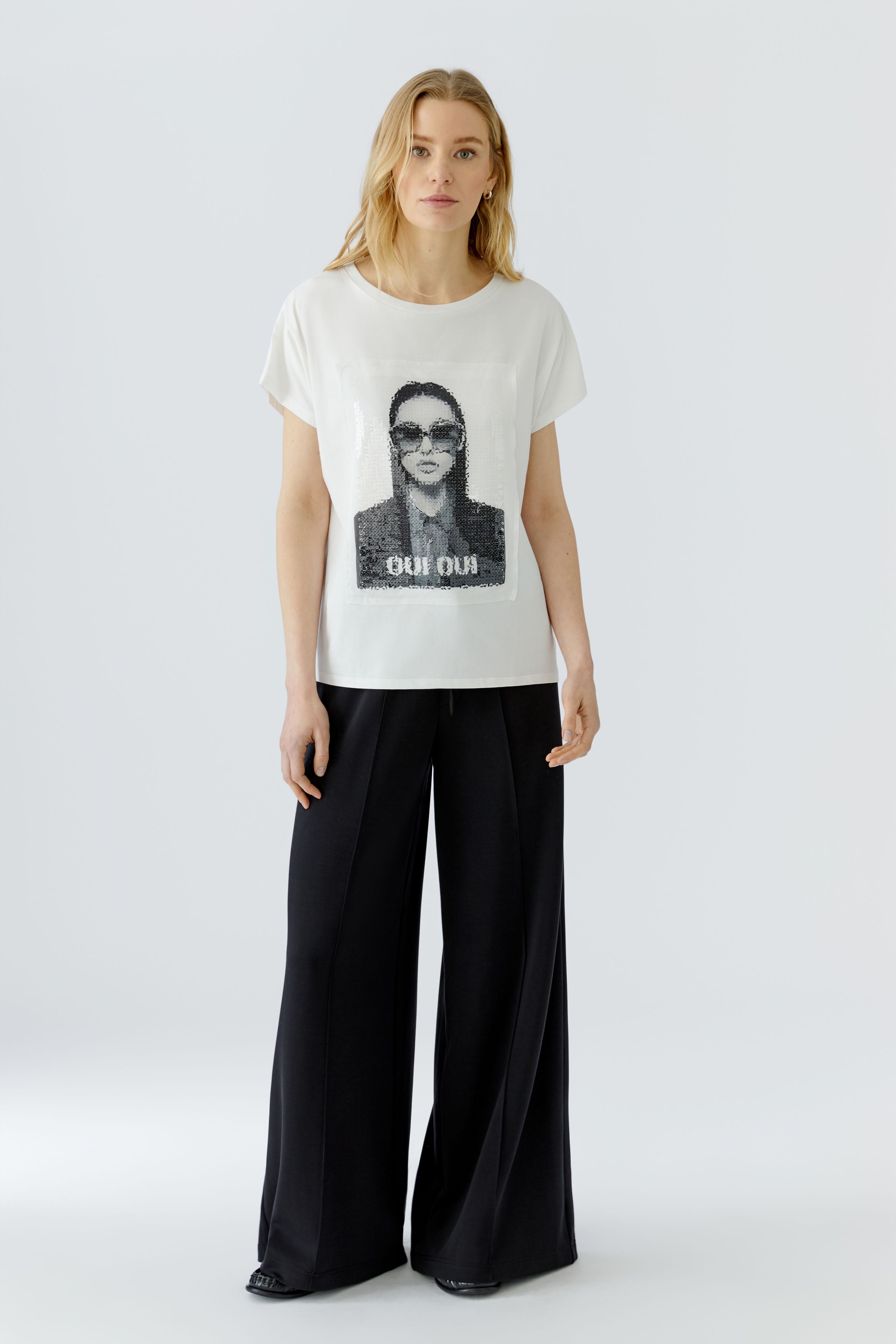 Oui Damen T-Shirts Cloud Danc