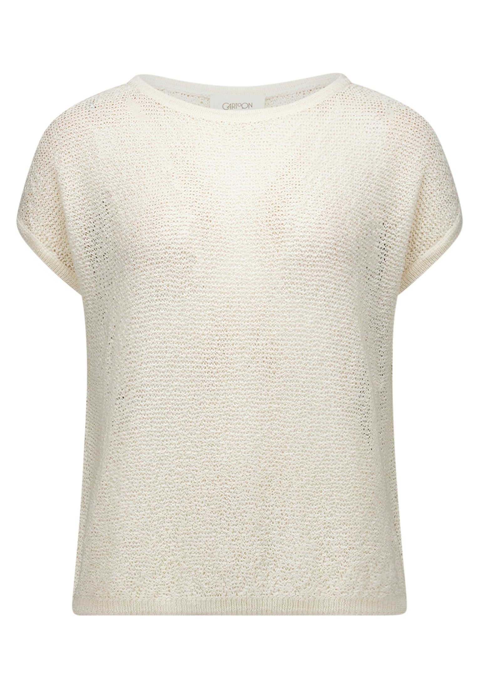 Cartoon Damen Pullover Offwhite