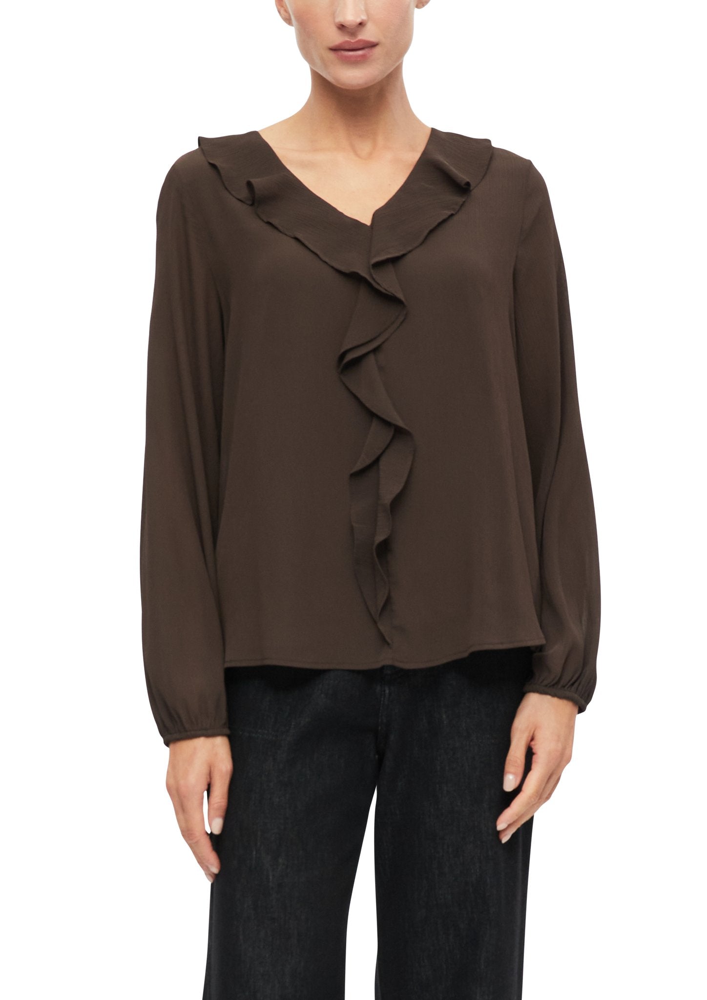S. Oliver black Damen Blusen Brown