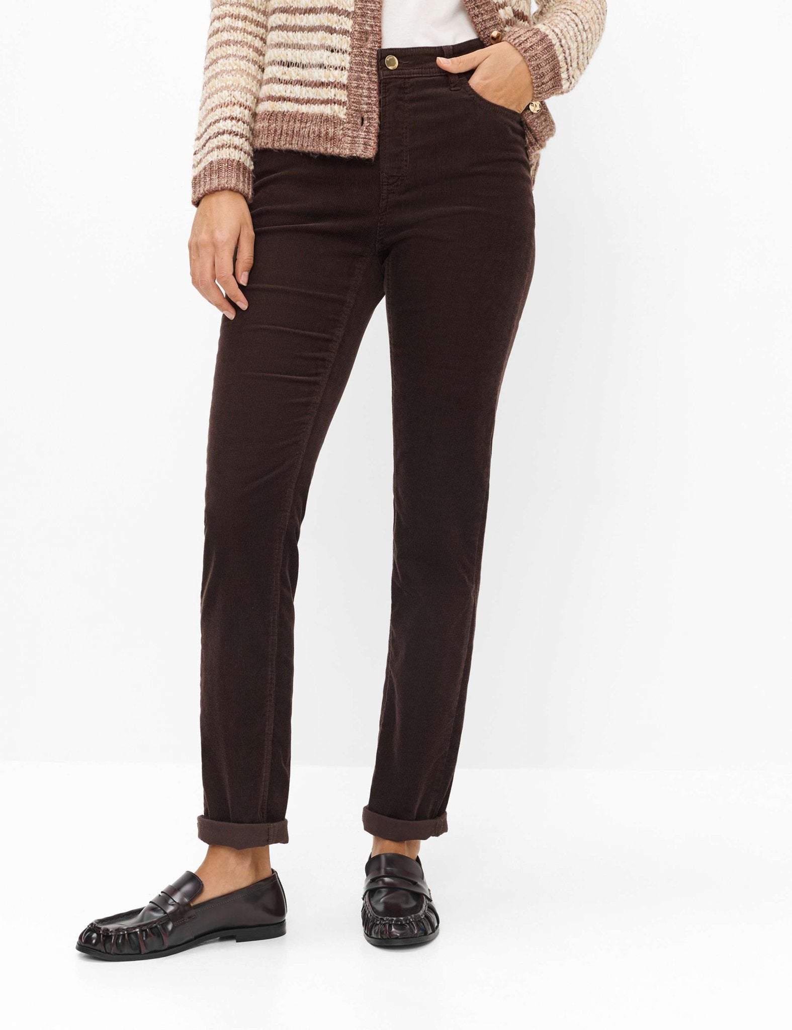 Brax Damen Hosen Brunette
