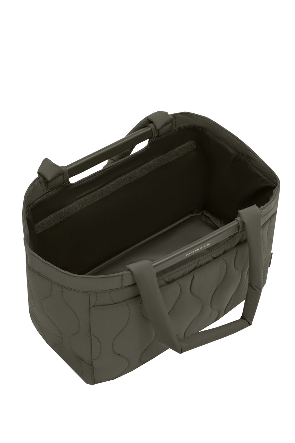 Vaasa Shopping Basket - Quilted Khaki