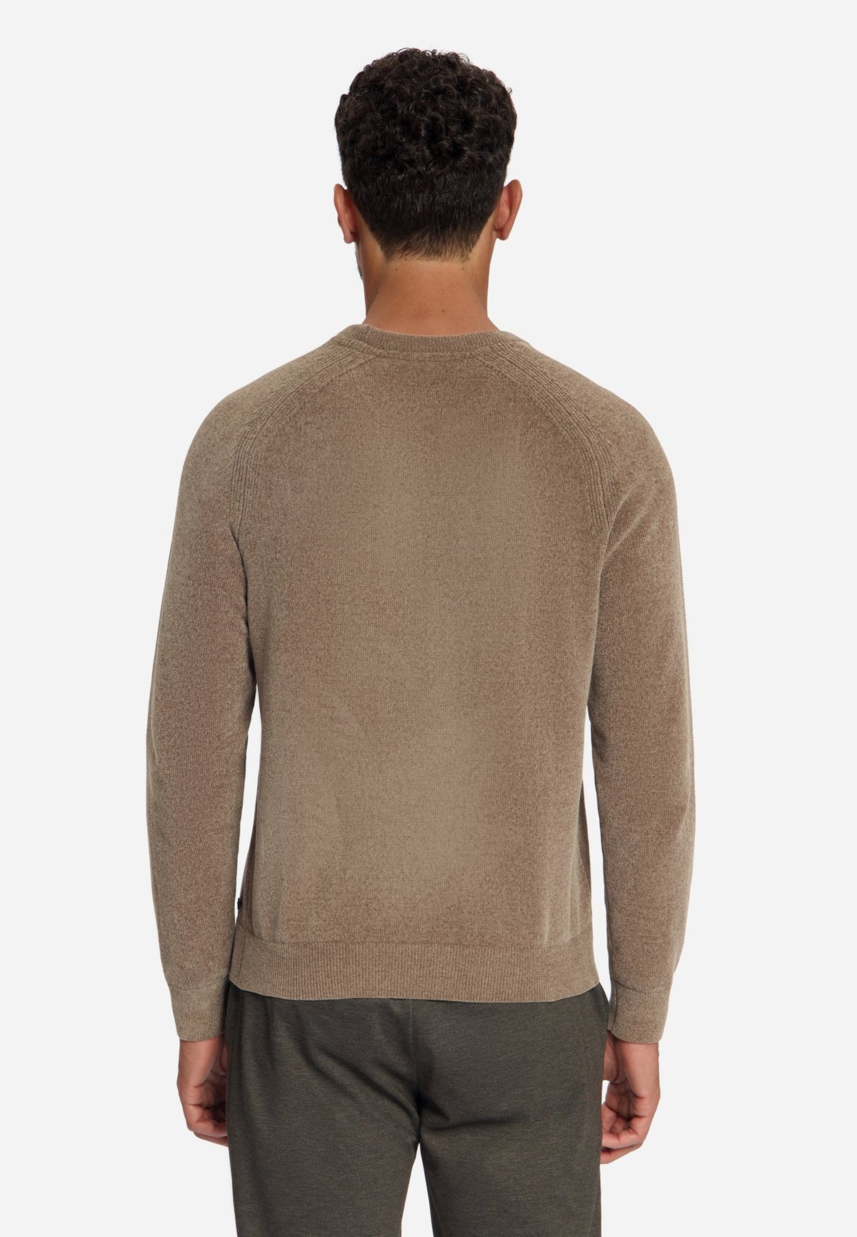 No Excess Herren Pullover Light Brown