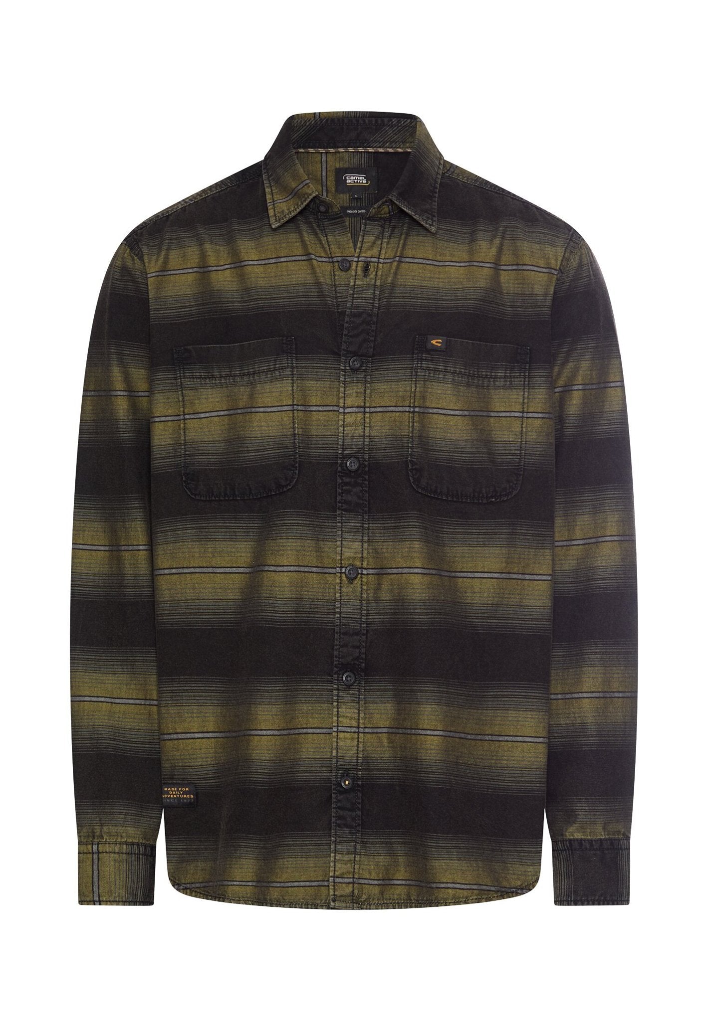 Camel active Herren Hemden Dark Olive G