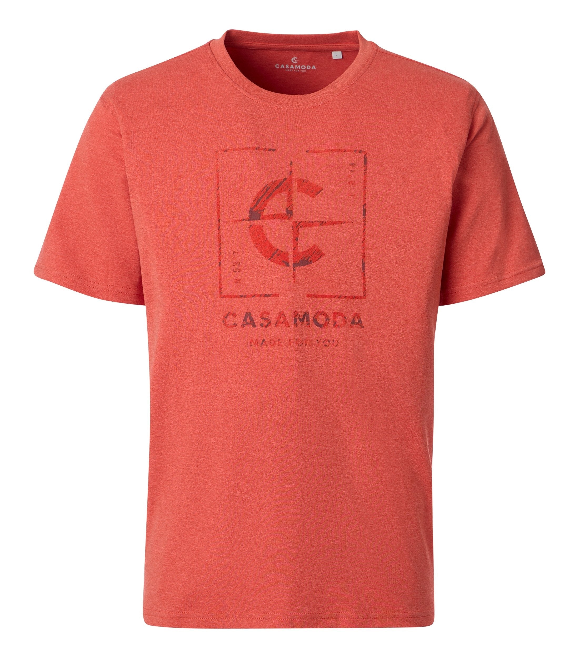 Casa Moda Herren T-Shirts kurz Rot
