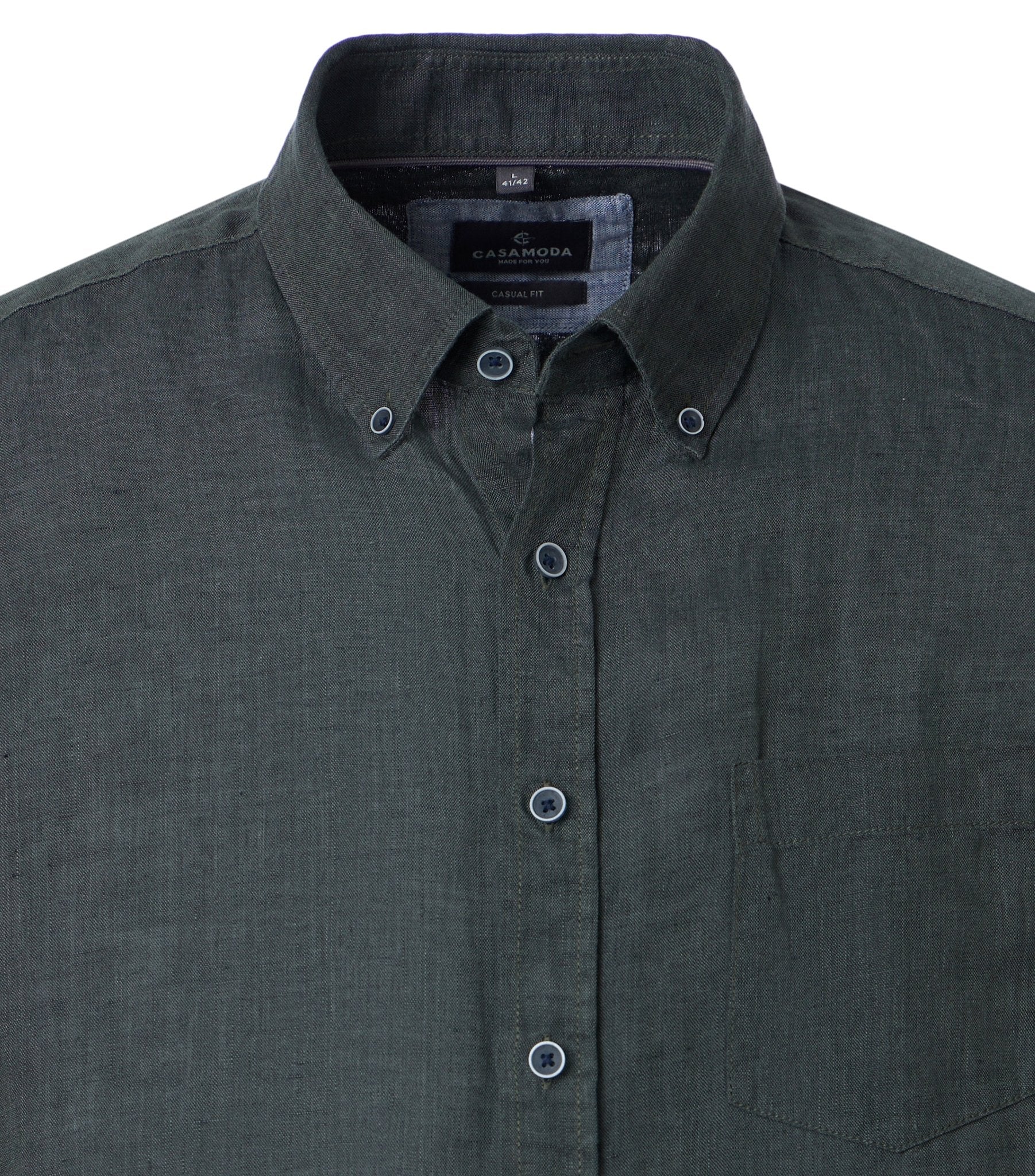 Casa Moda Herren Hemden Gruen
