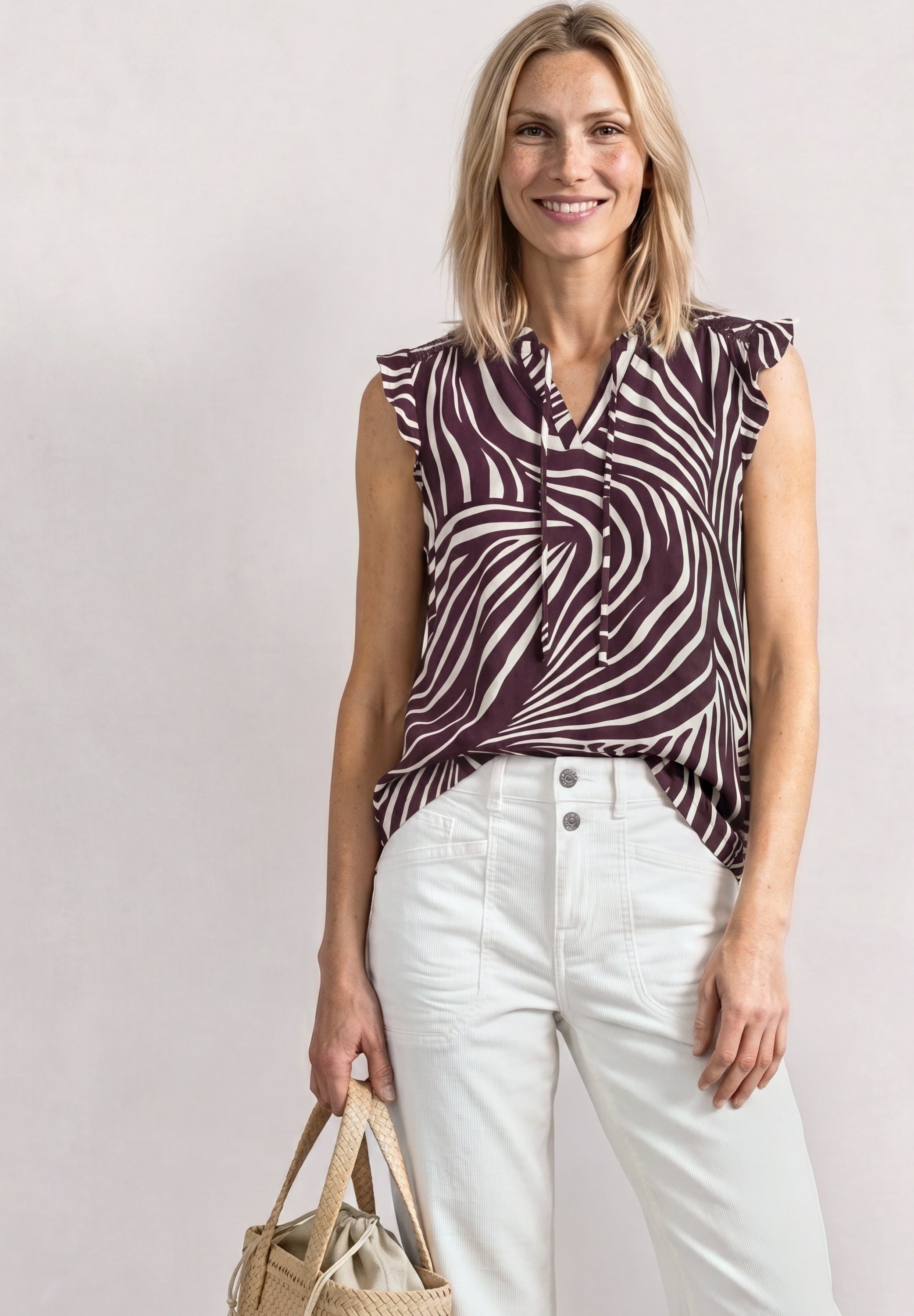 Street One Damen T-Shirts Rustic Ro