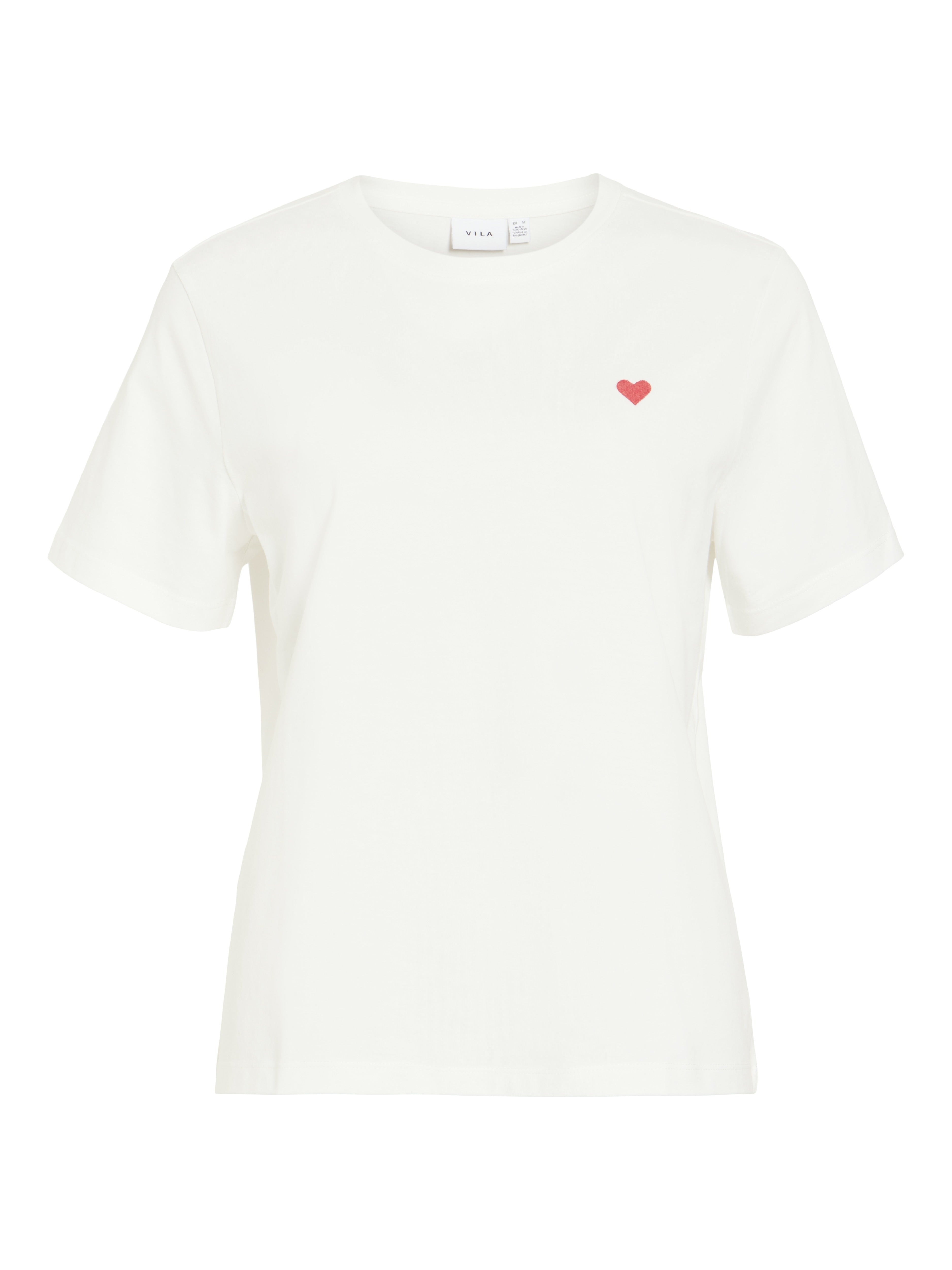 Vila Damen T-Shirts Snow White/Raci