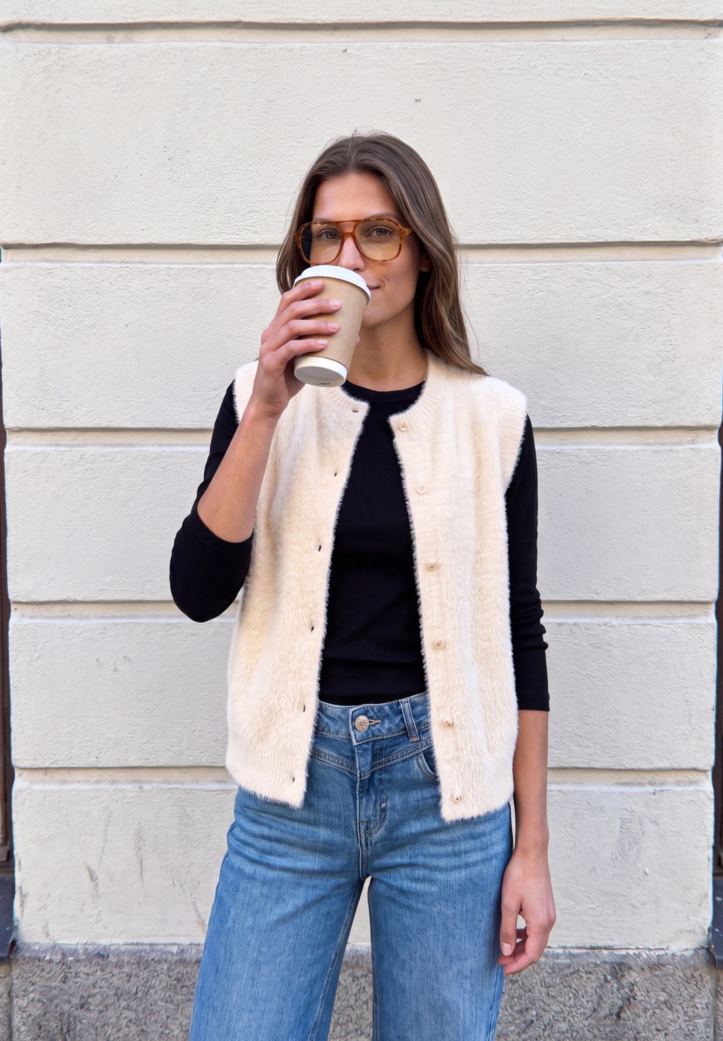 Street One Studio Damen Strickjacken Creamed S
