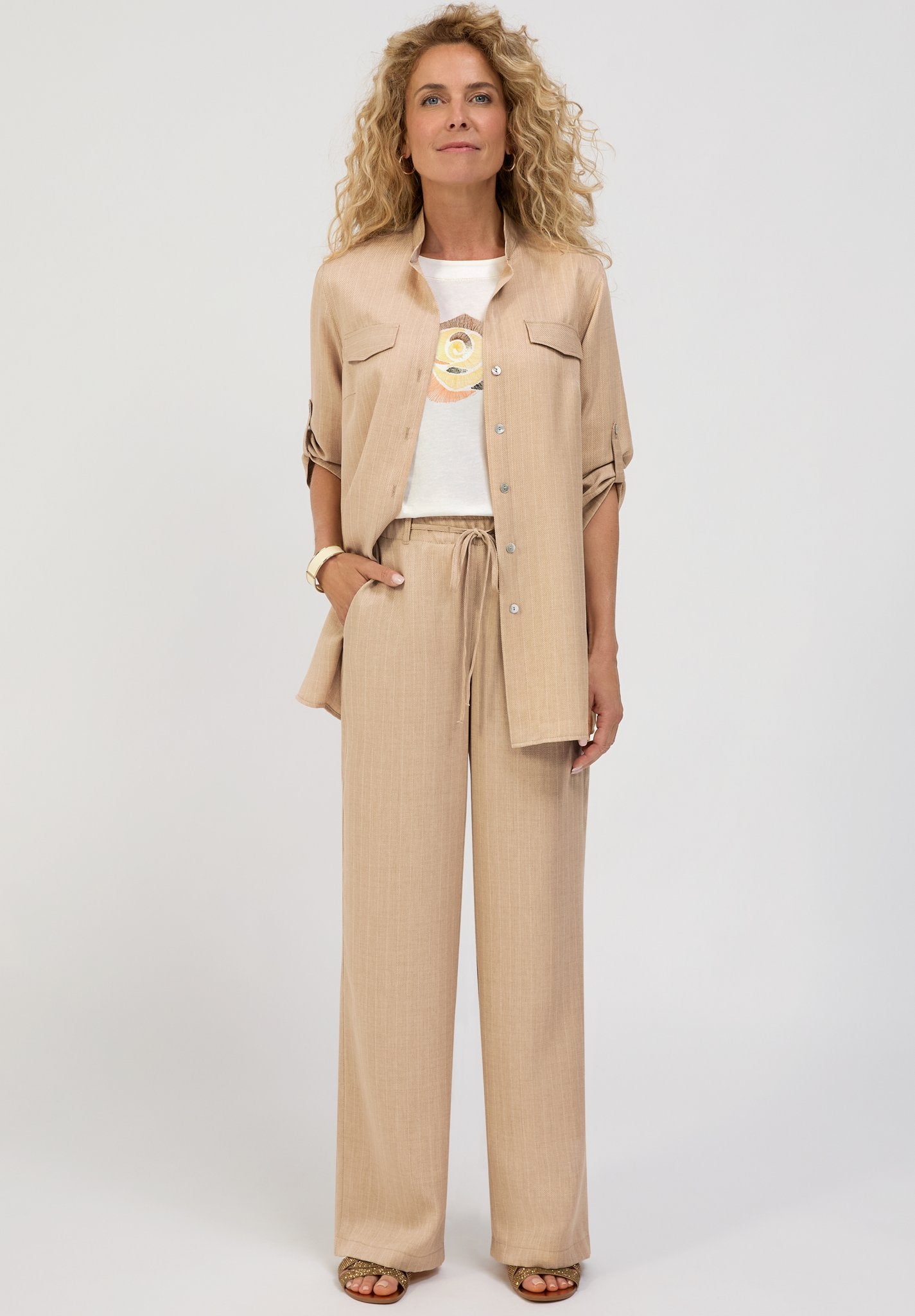 Bianca Damen Blusen Caramel