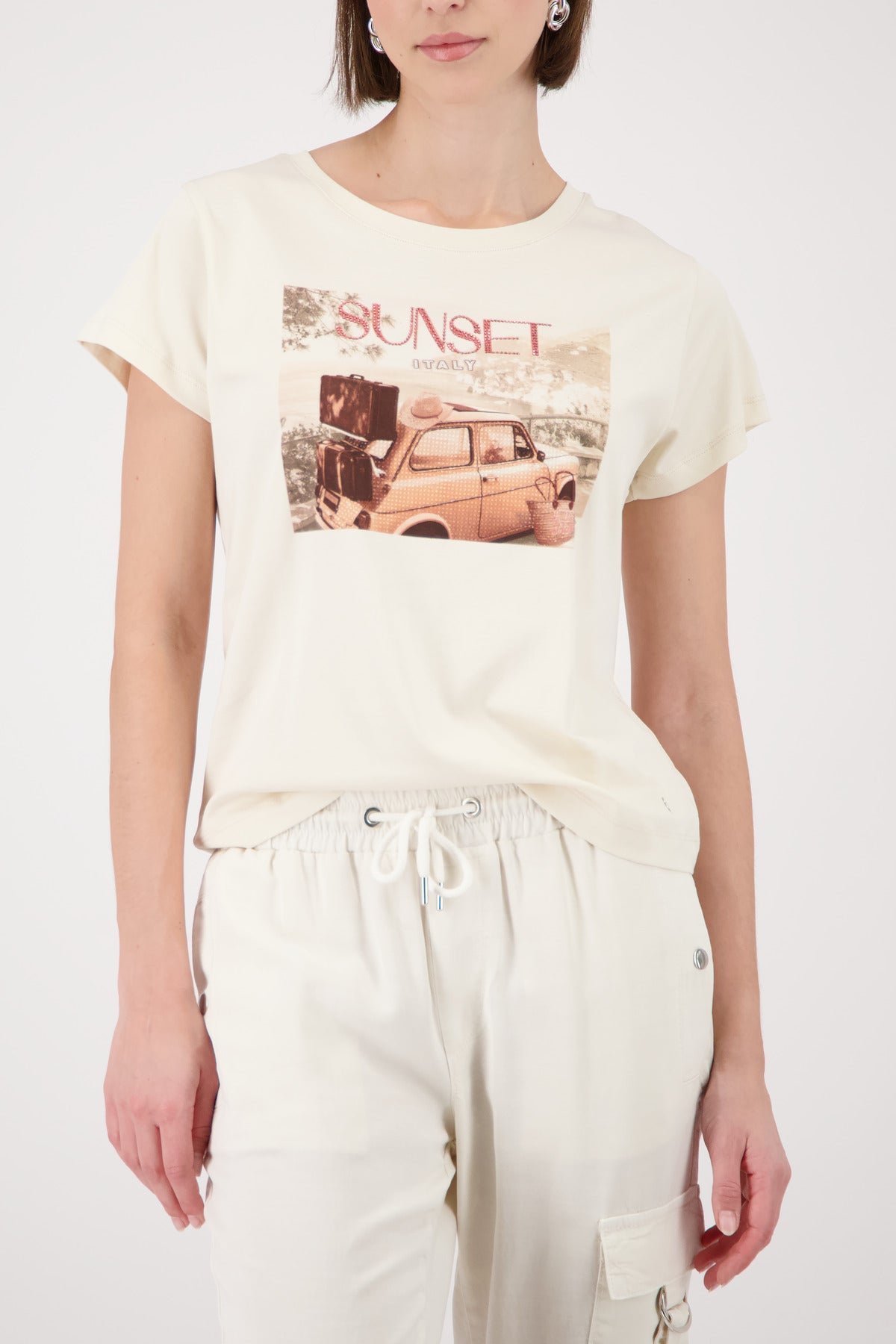Monari Damen T-Shirts Marble