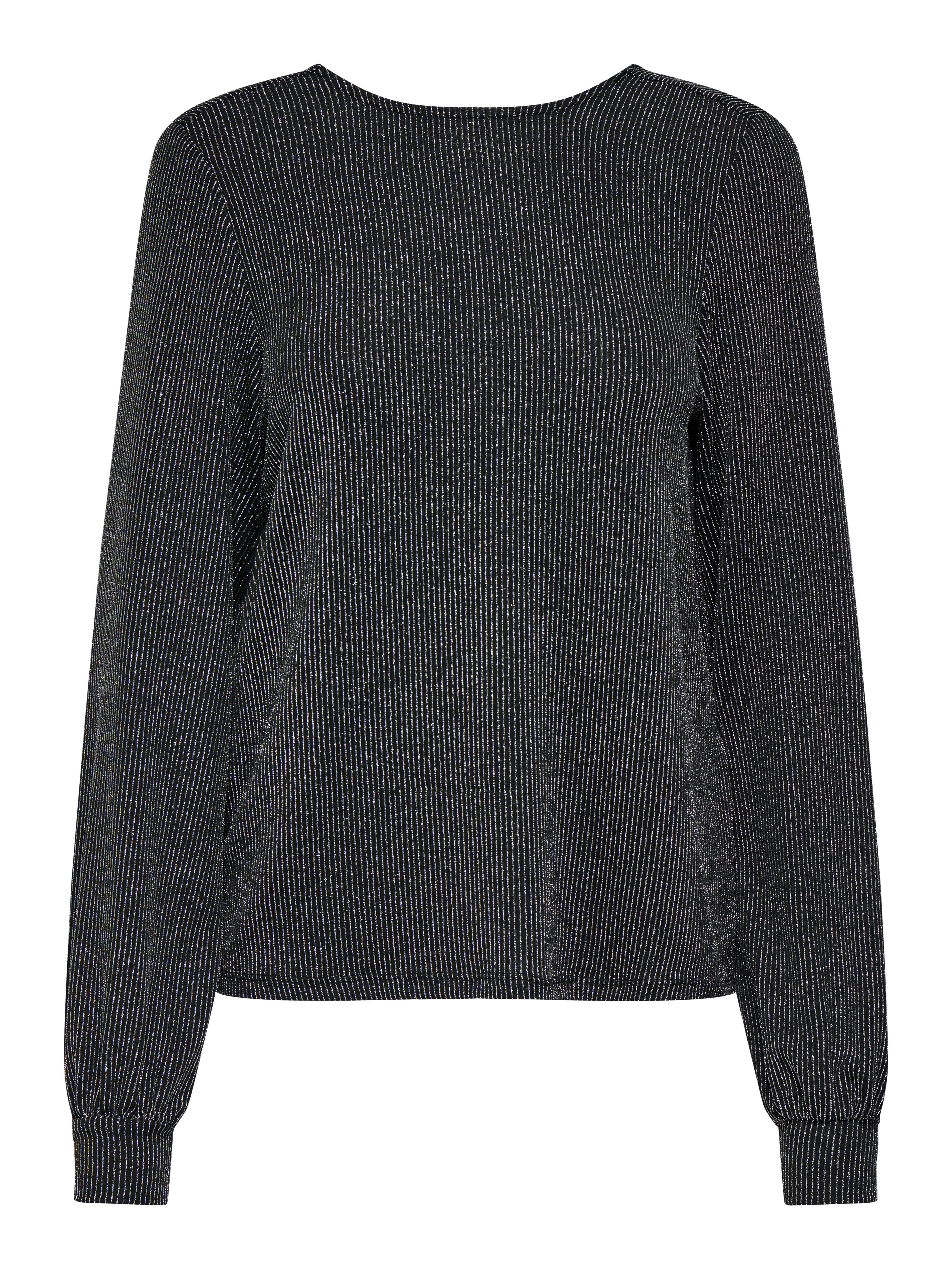 Only Damen Tops Black/Silver Gl