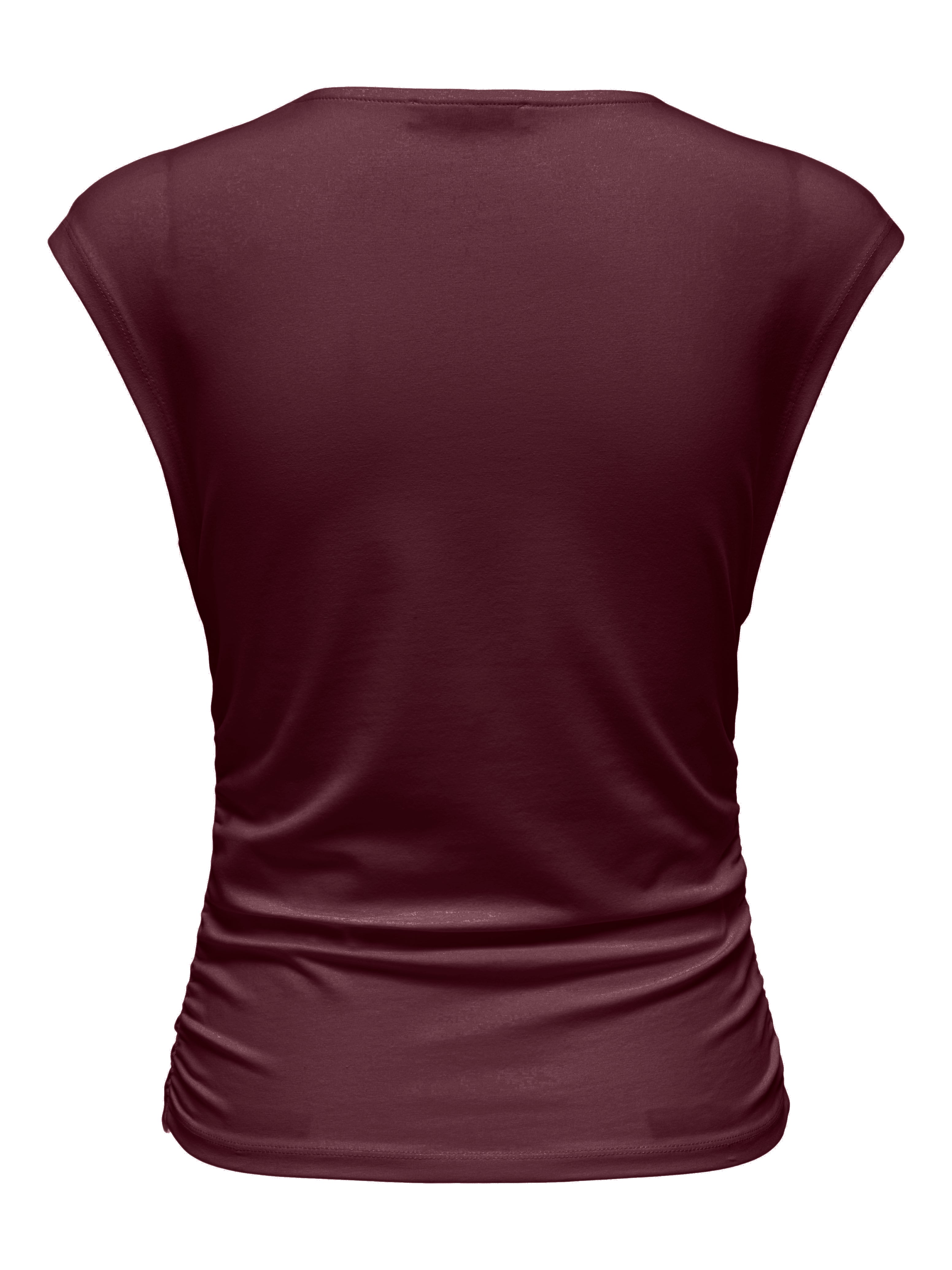 Only Damen Tops Maroon Banner