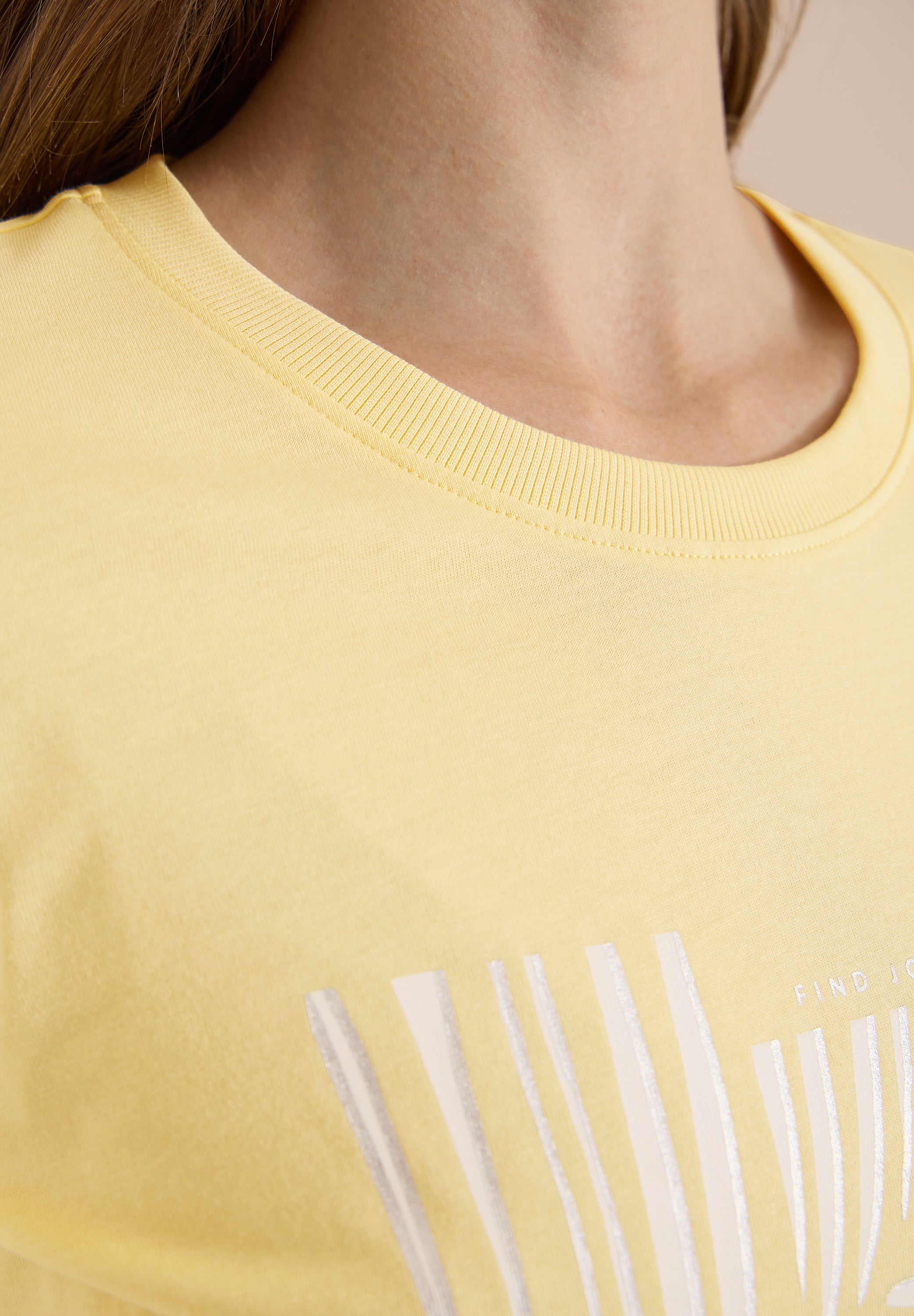 Cecil Damen T-Shirts Buttermil
