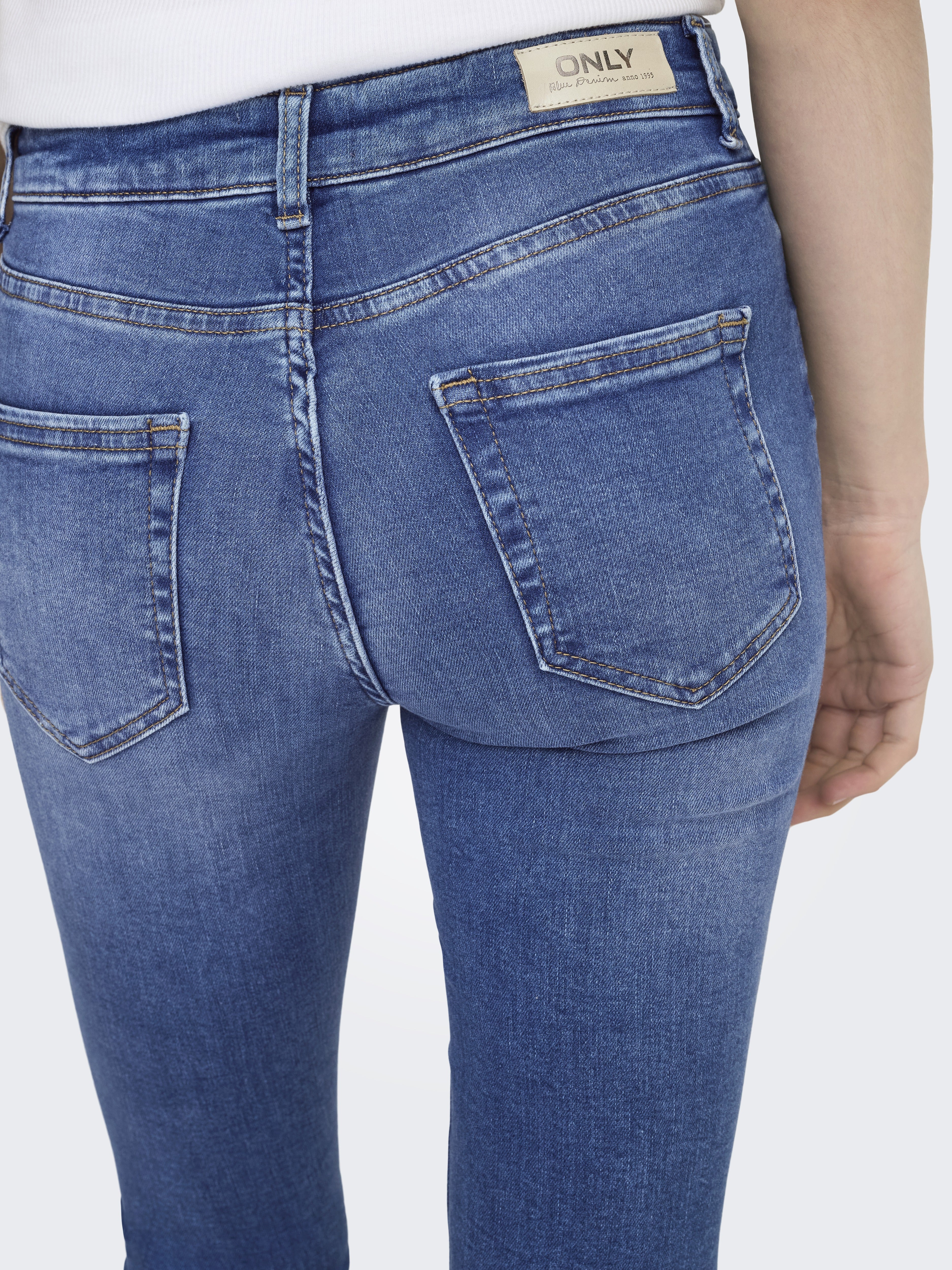 Only Damen Jeans Medium Blue Den