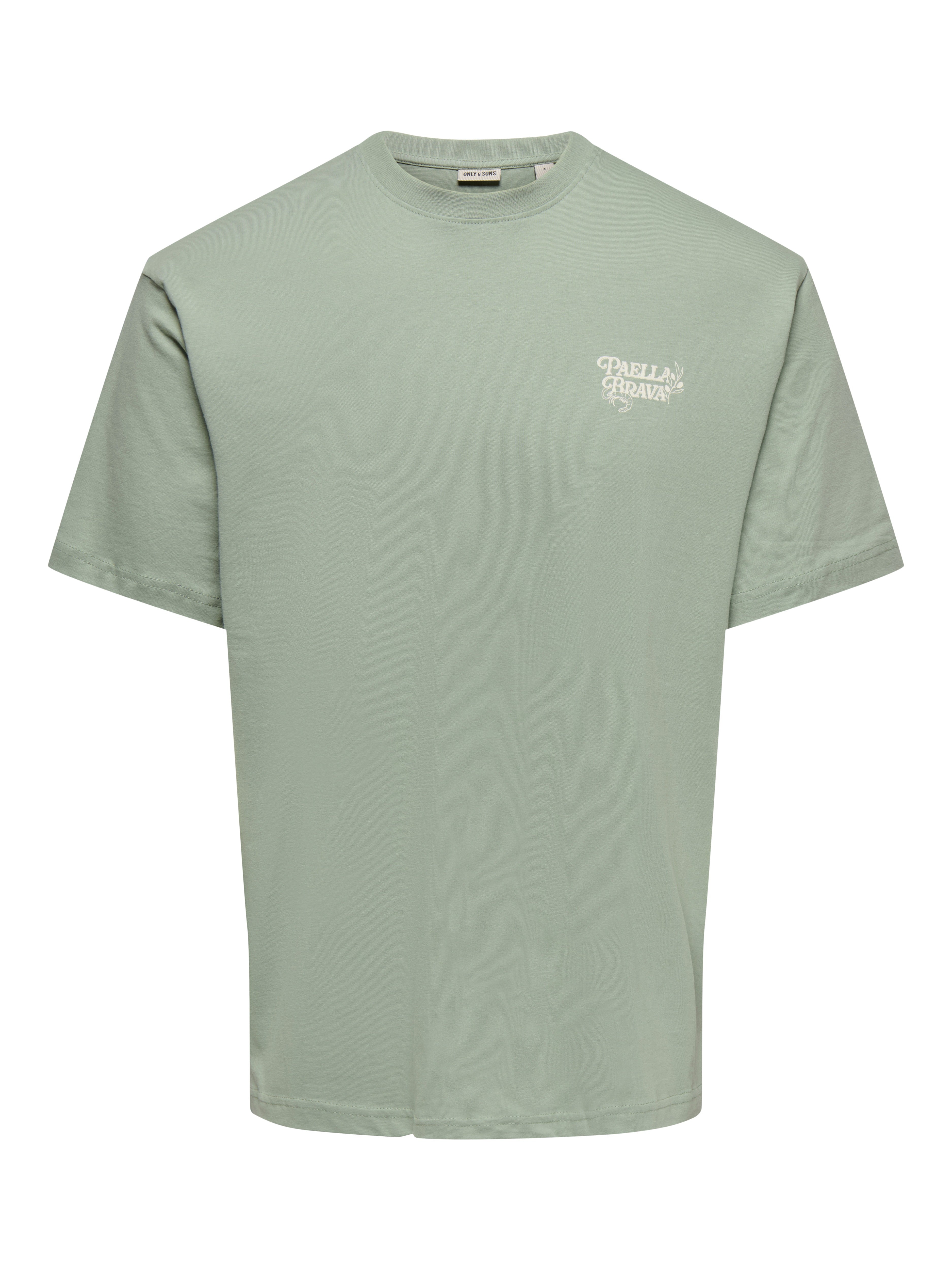 Only & Sons Herren T-Shirts kurz Iceberg Green/P